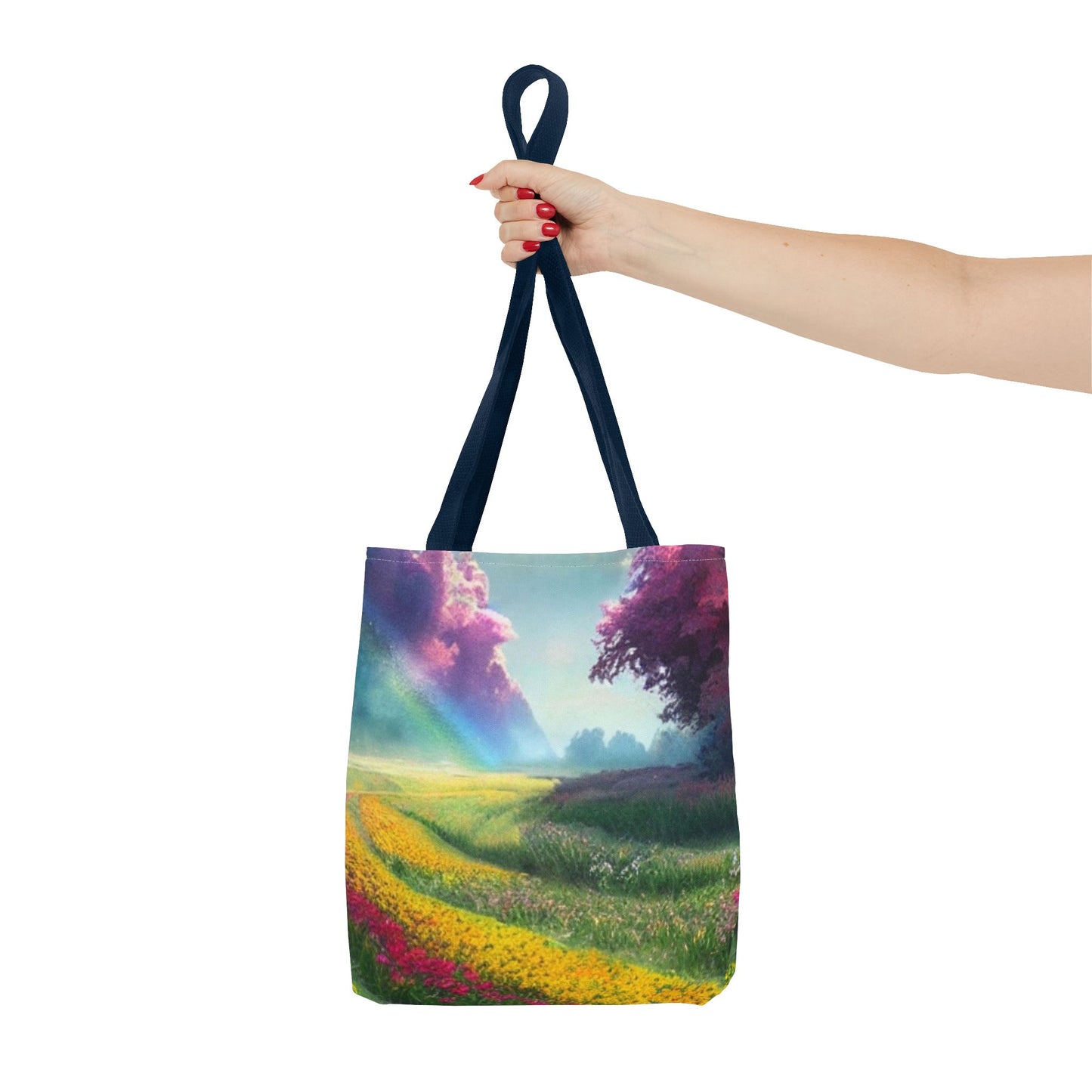 Sky Flower Field Tote Bag (AOP)