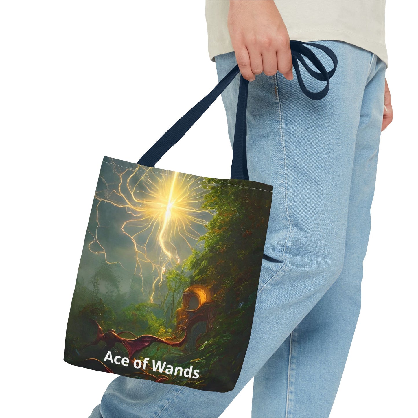 Ace of Wands Tote Bag (AOP)
