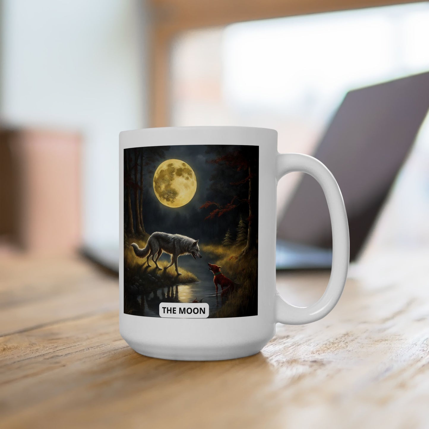 The Moon Ceramic Mug 11oz, 15oz