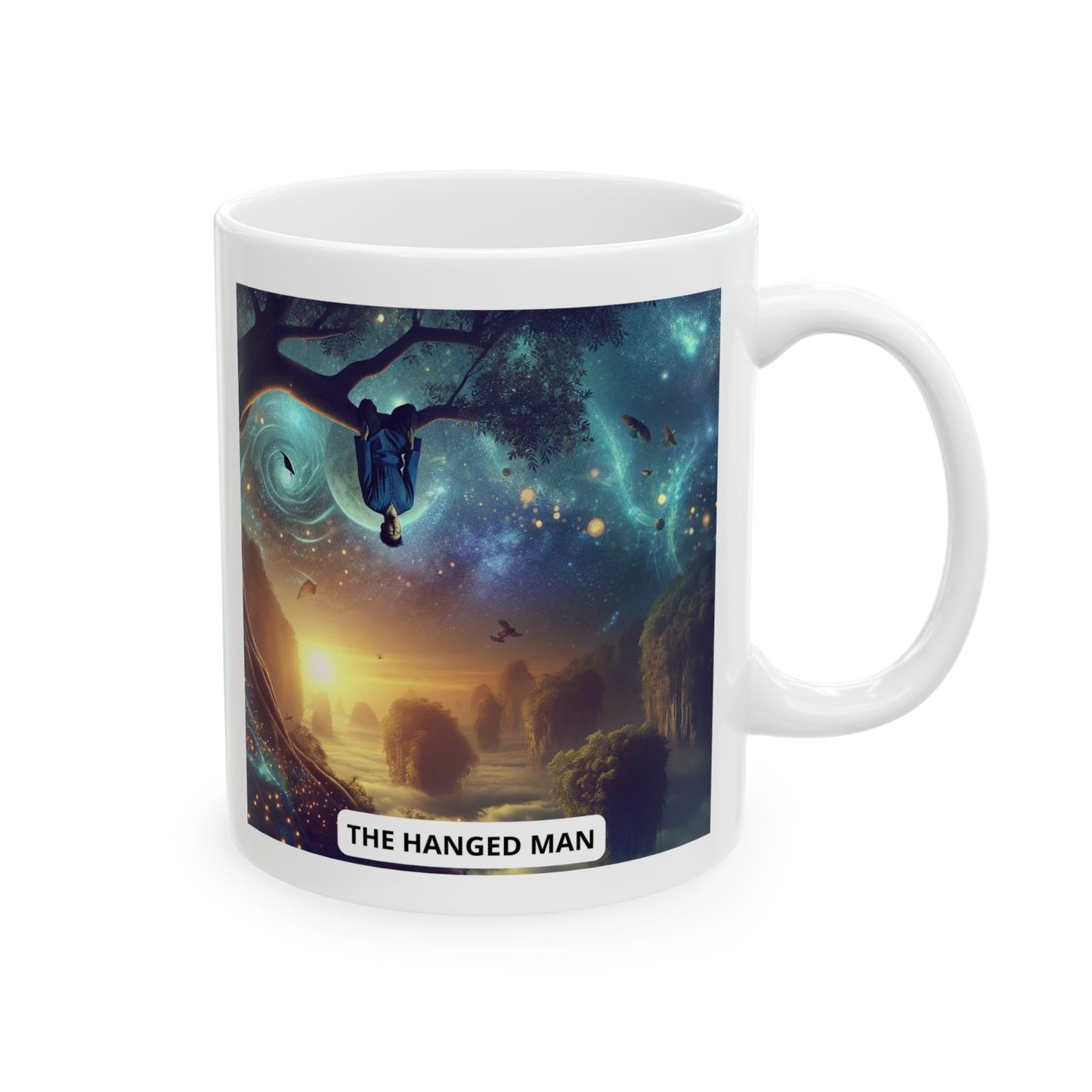Hanged Man Ceramic Mug 11oz, 15oz