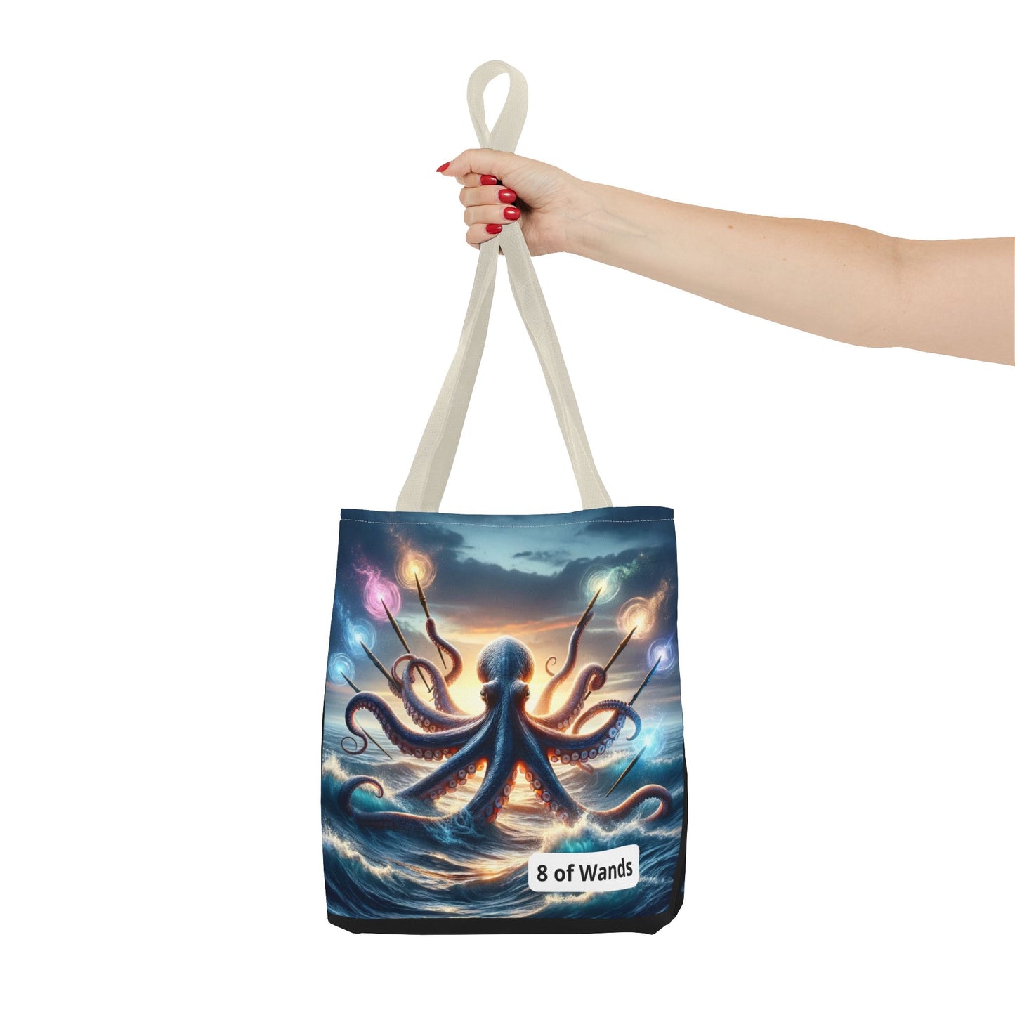 Octopus with 8 Wands Tote Bag (AOP)