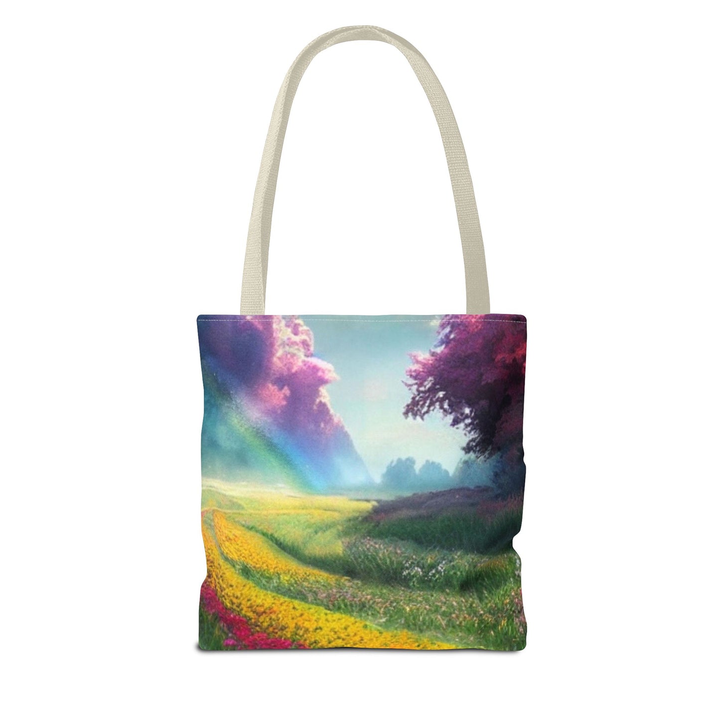 Sky Flower Field Tote Bag (AOP)