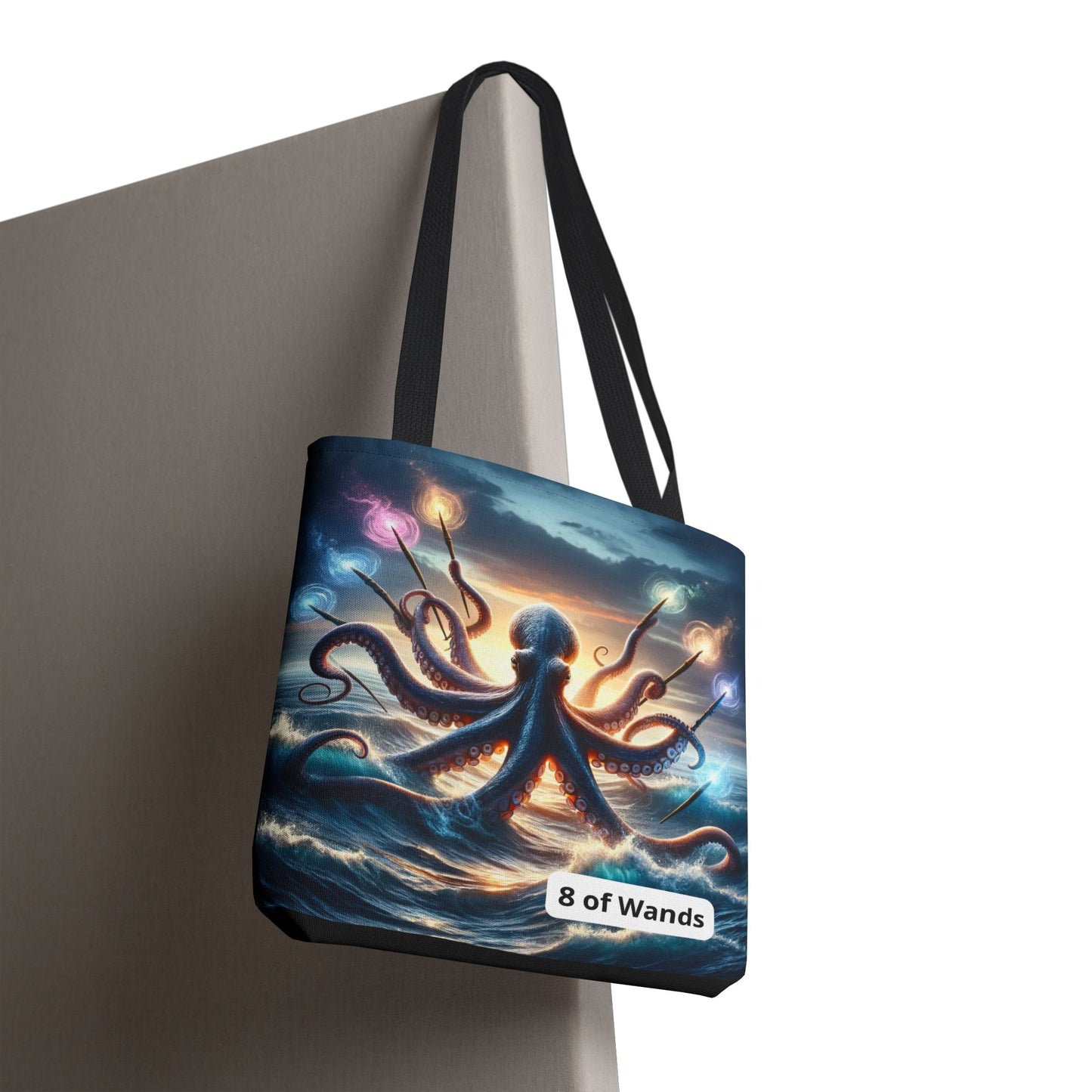 Octopus with 8 Wands Tote Bag (AOP)