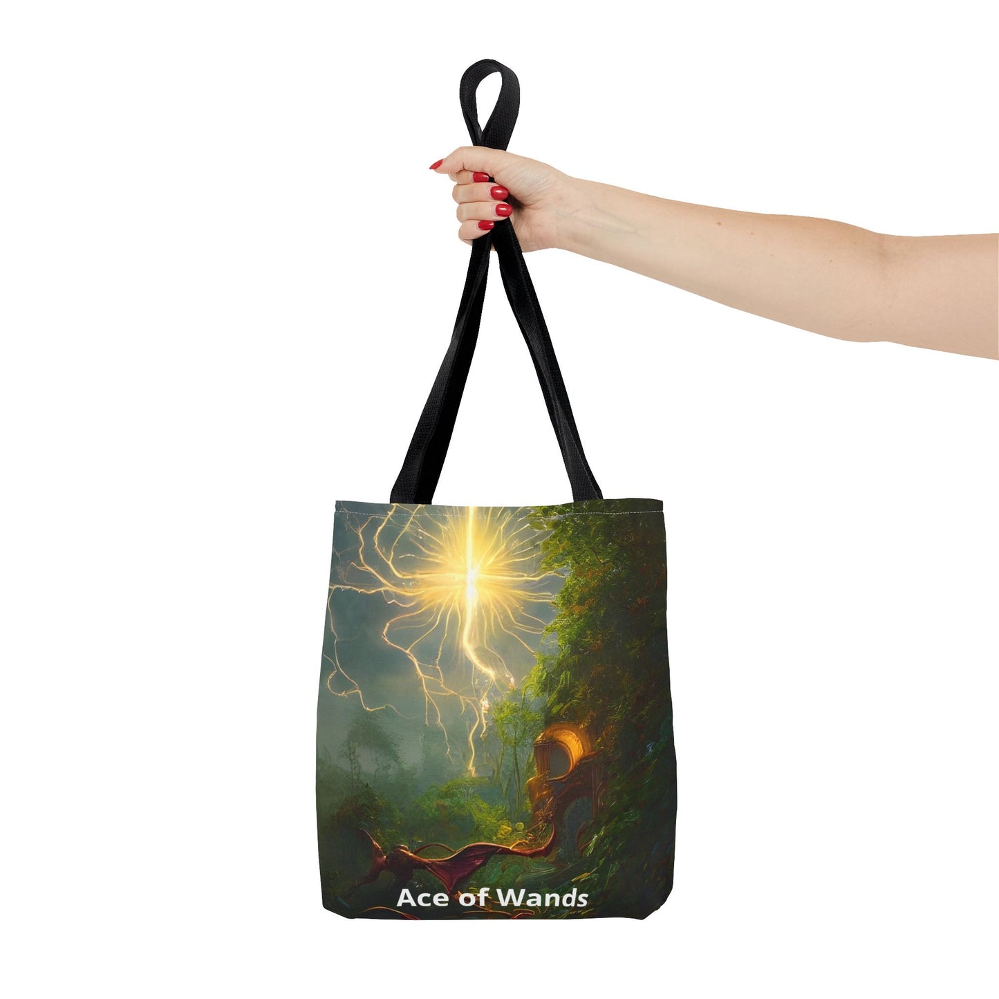 Ace of Wands Tote Bag (AOP)