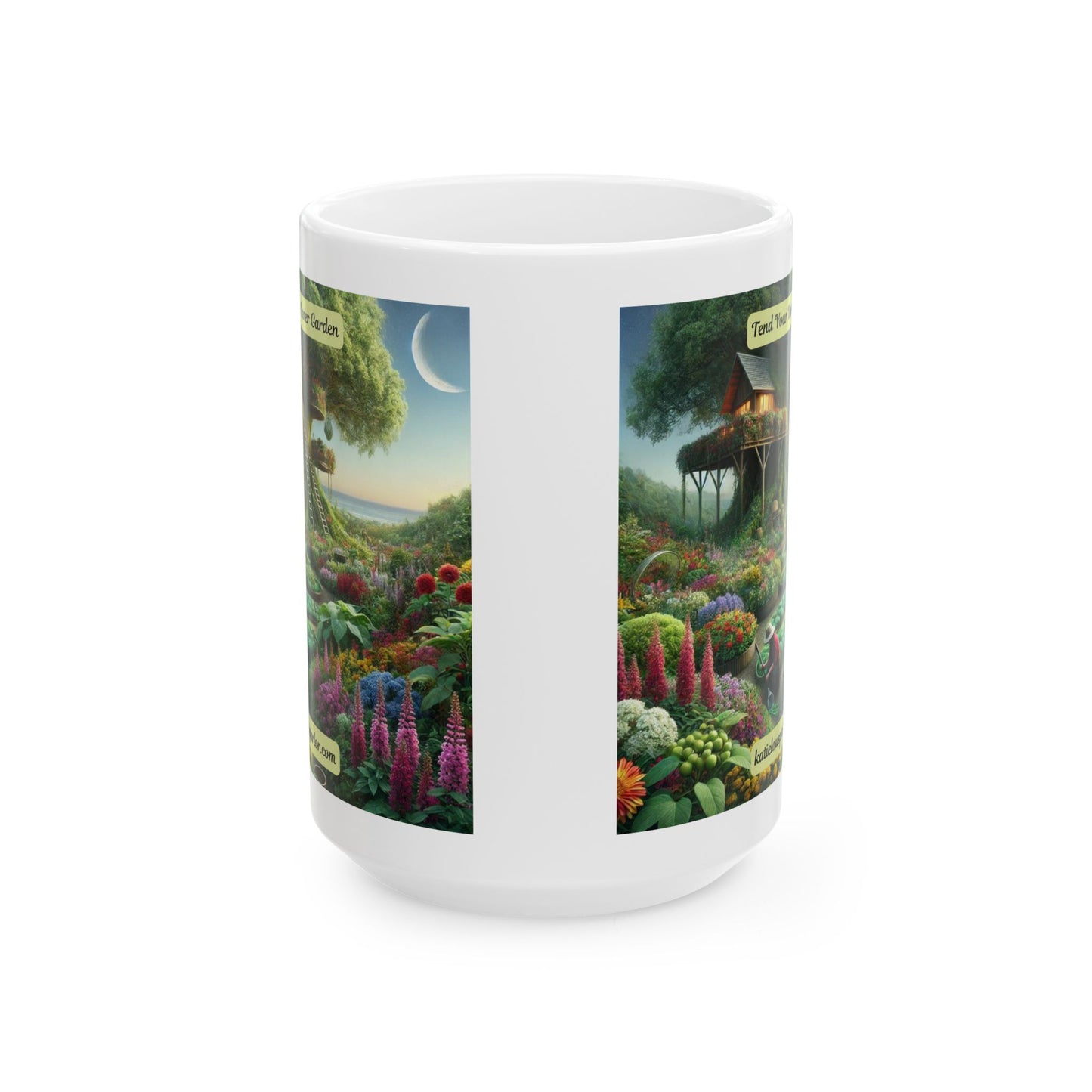 Inner Garden Ceramic Mug, (11oz, 15oz)