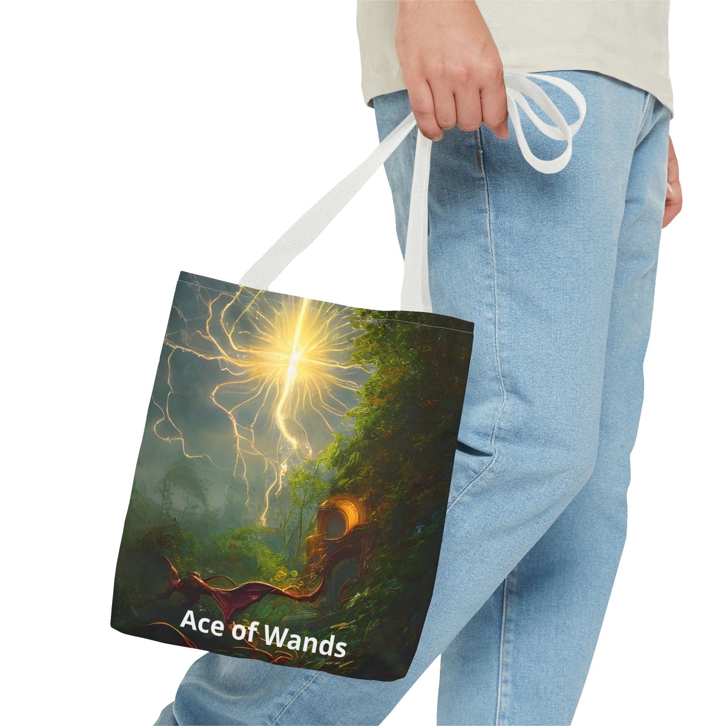 Ace of Wands Tote Bag (AOP)