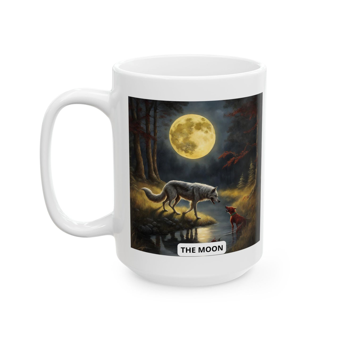 The Moon Ceramic Mug 11oz, 15oz