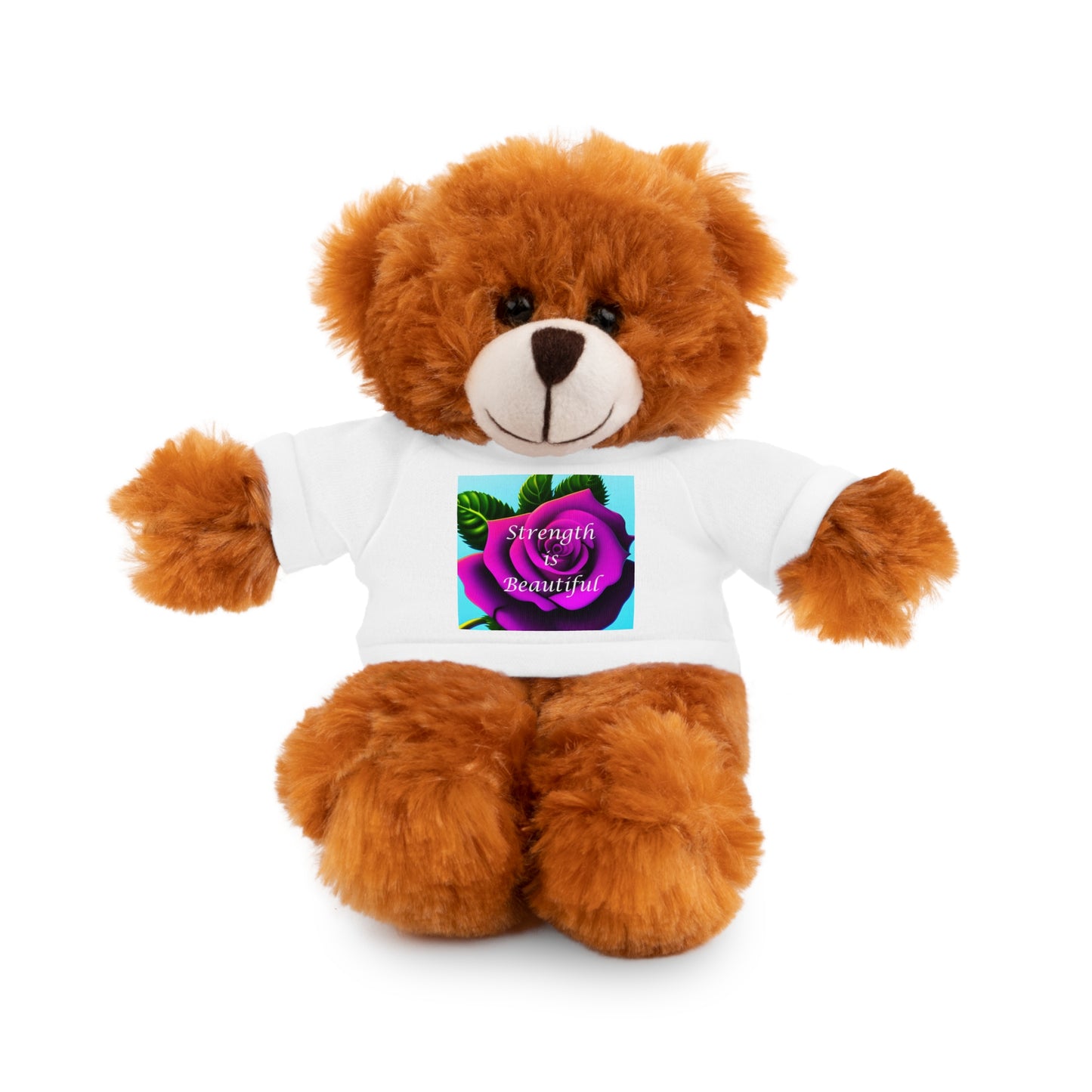 Stuffed Animals with "Strength is Beautiful" Tee