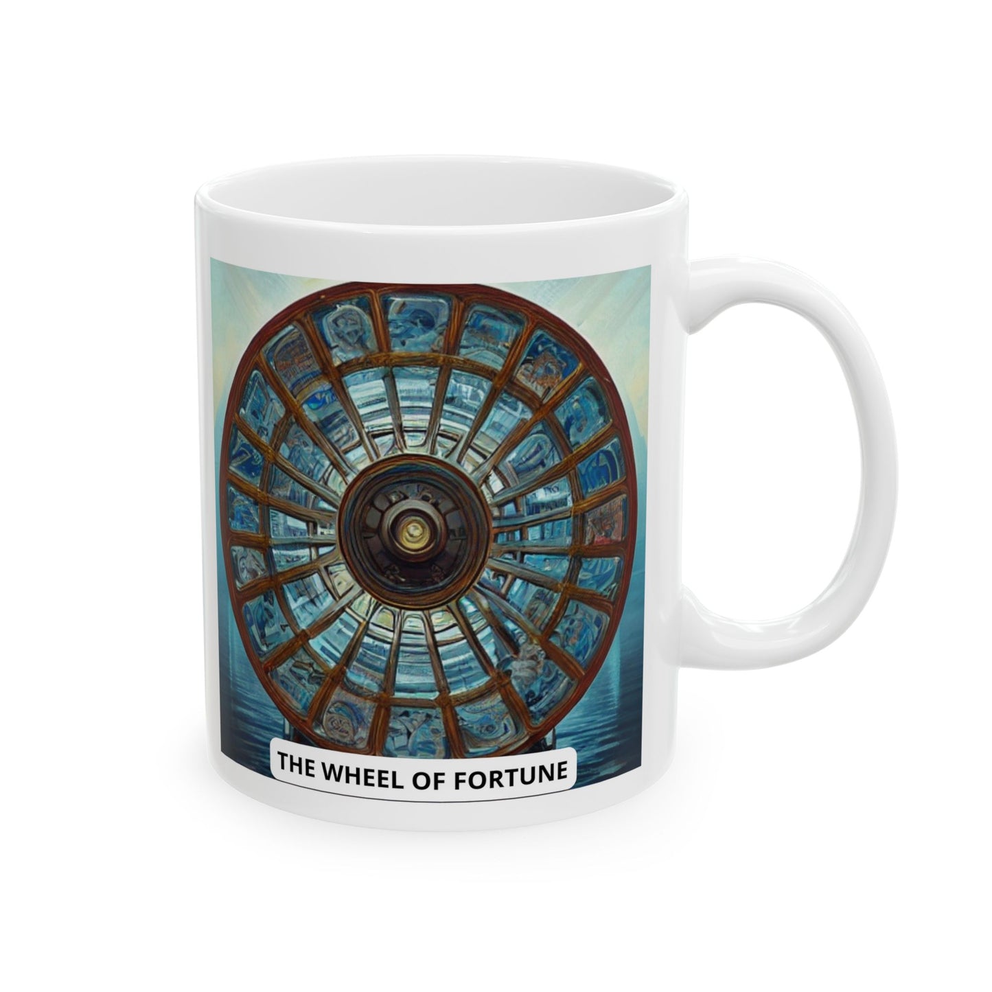 The Wheel of Fortune Ceramic Mug 11oz, 15oz