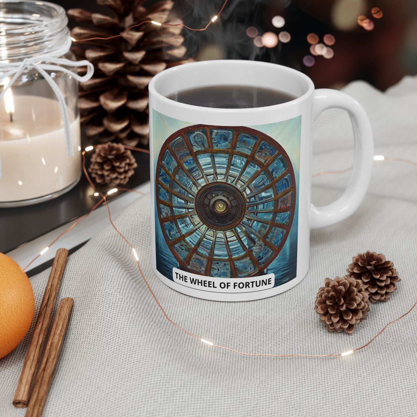 The Wheel of Fortune Ceramic Mug 11oz, 15oz