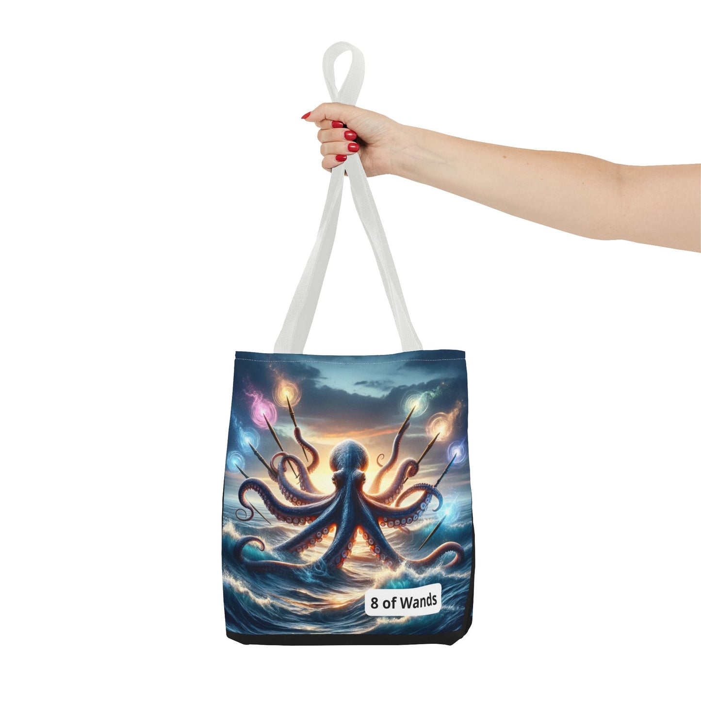 Octopus with 8 Wands Tote Bag (AOP)