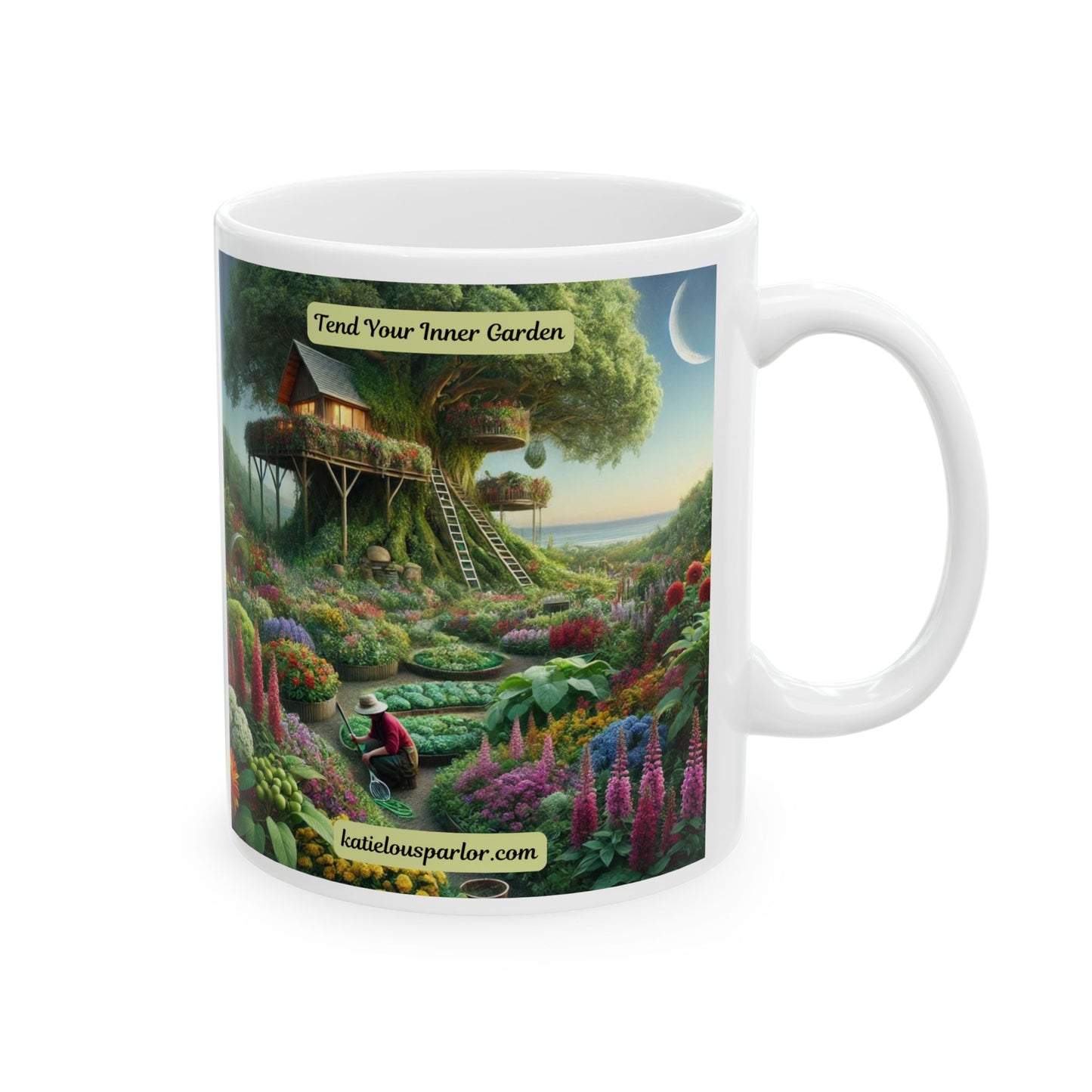 Inner Garden Ceramic Mug, (11oz, 15oz)