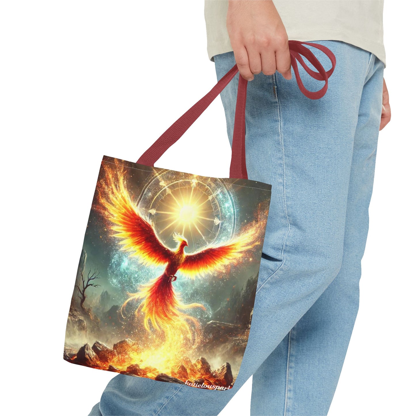 Rise From the Ashes Phoenix Tote Bag (AOP)