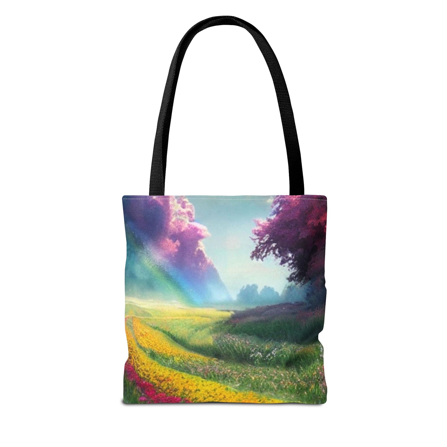 Sky Flower Field Tote Bag (AOP)