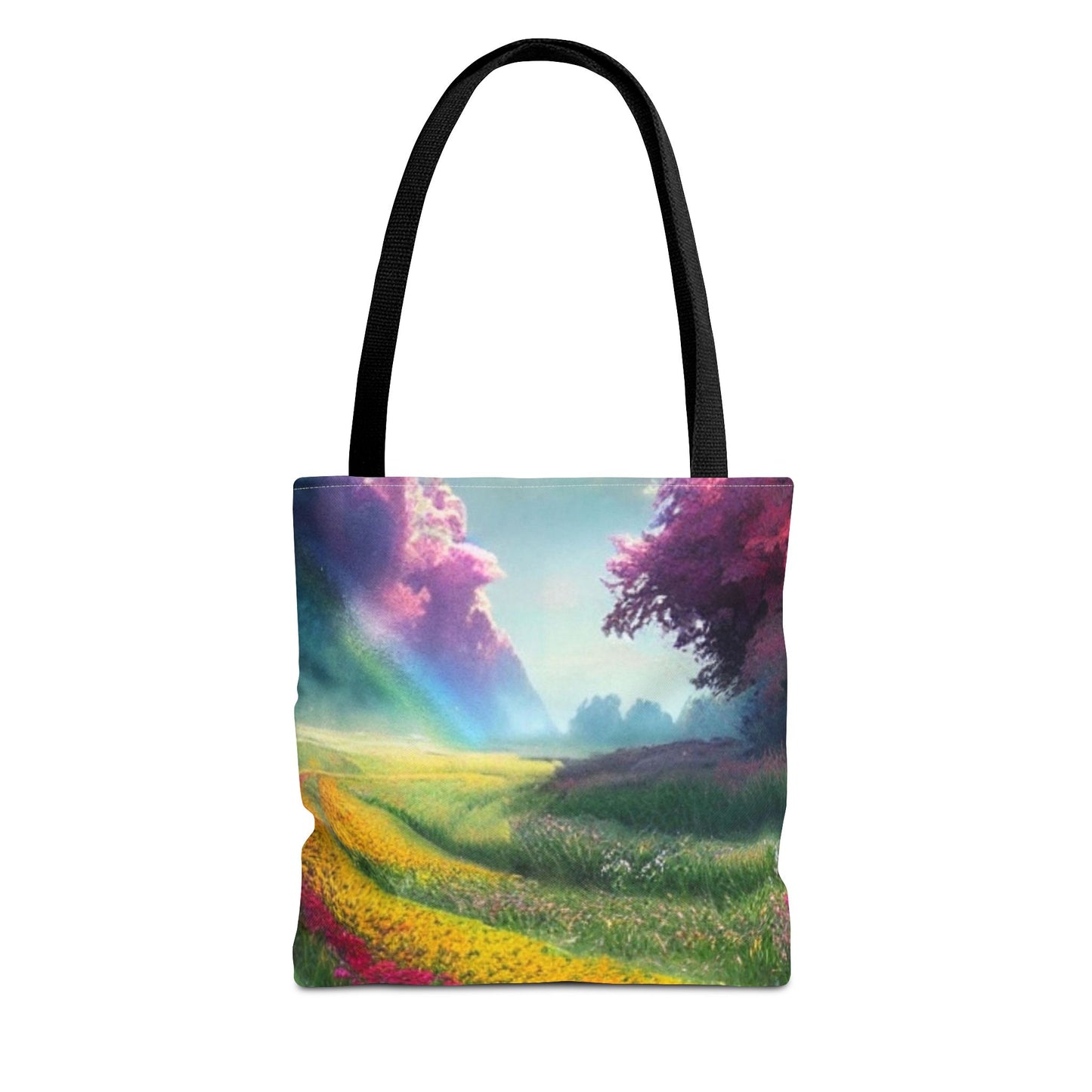 Sky Flower Field Tote Bag (AOP)