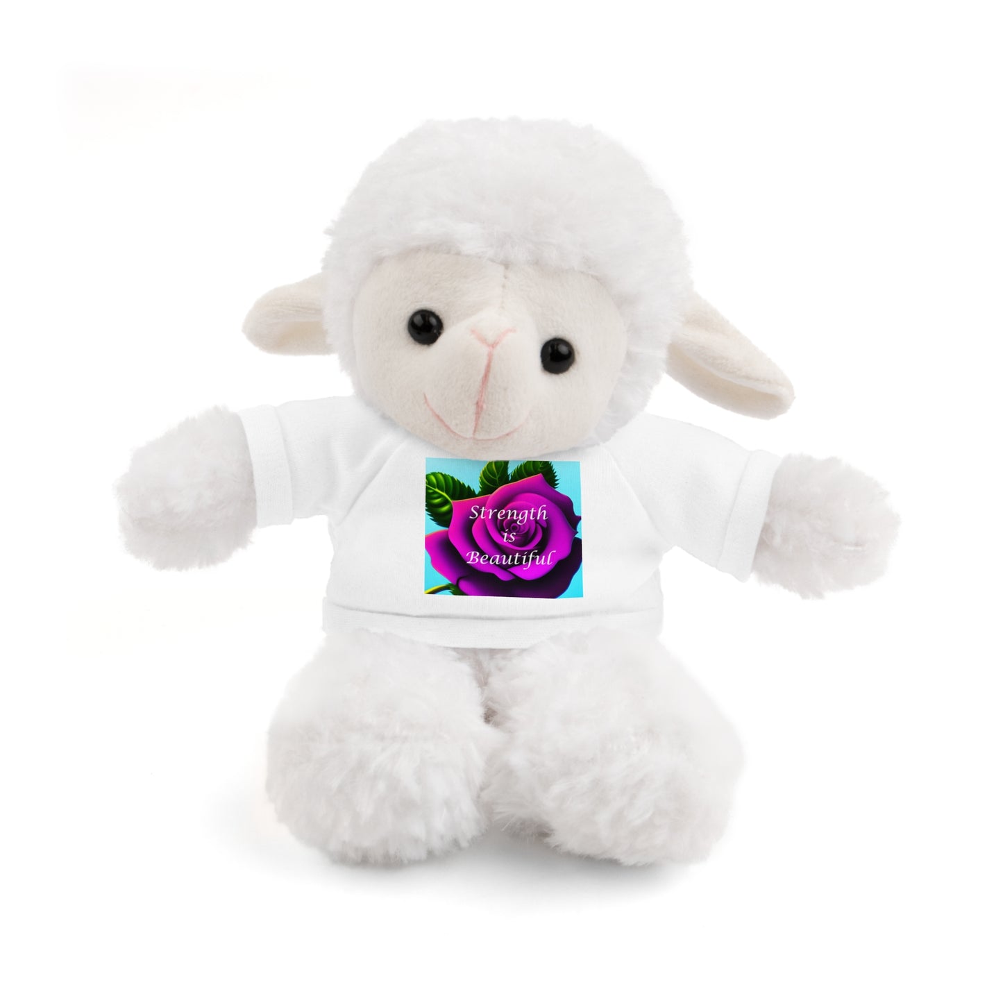 Stuffed Animals with "Strength is Beautiful" Tee