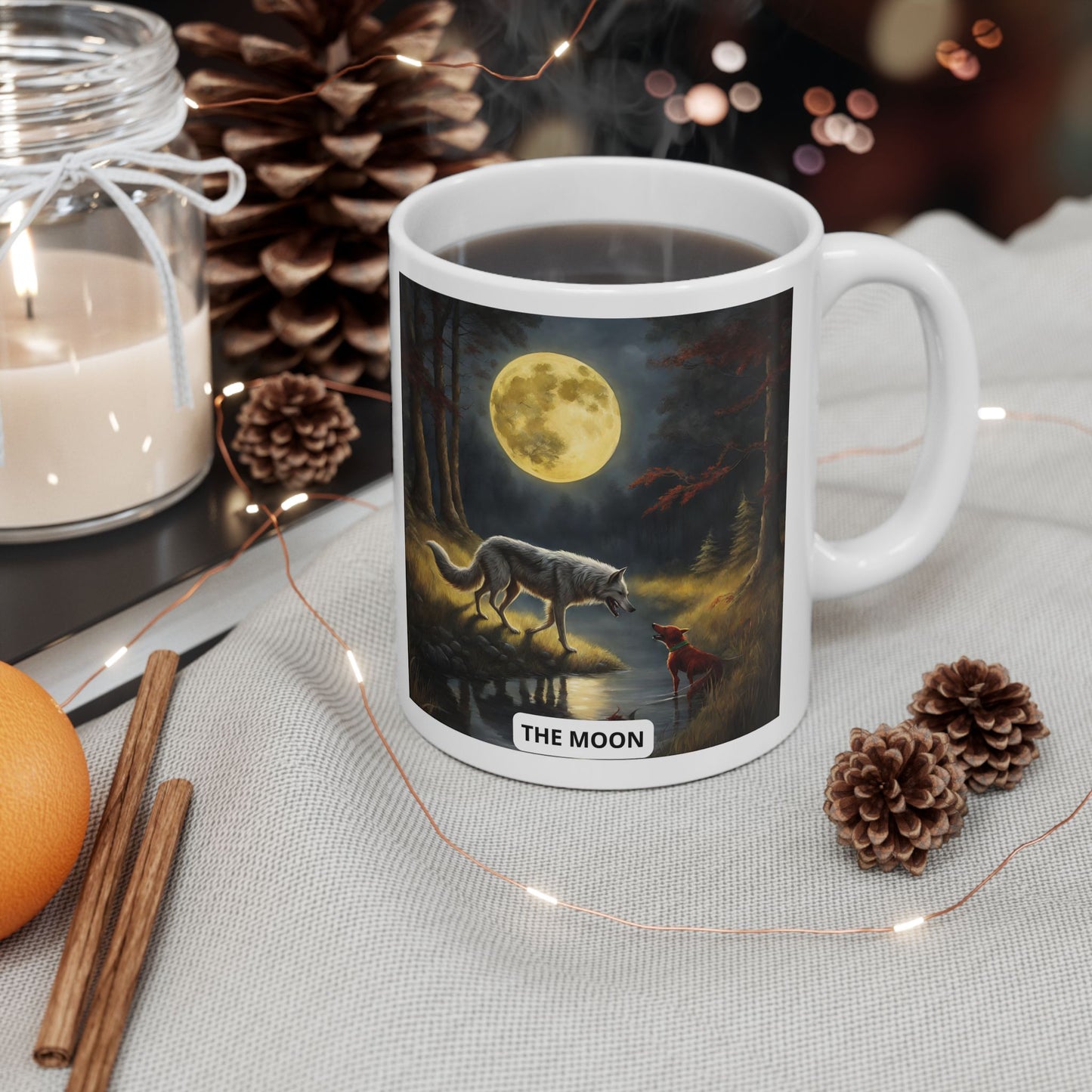 The Moon Ceramic Mug 11oz, 15oz