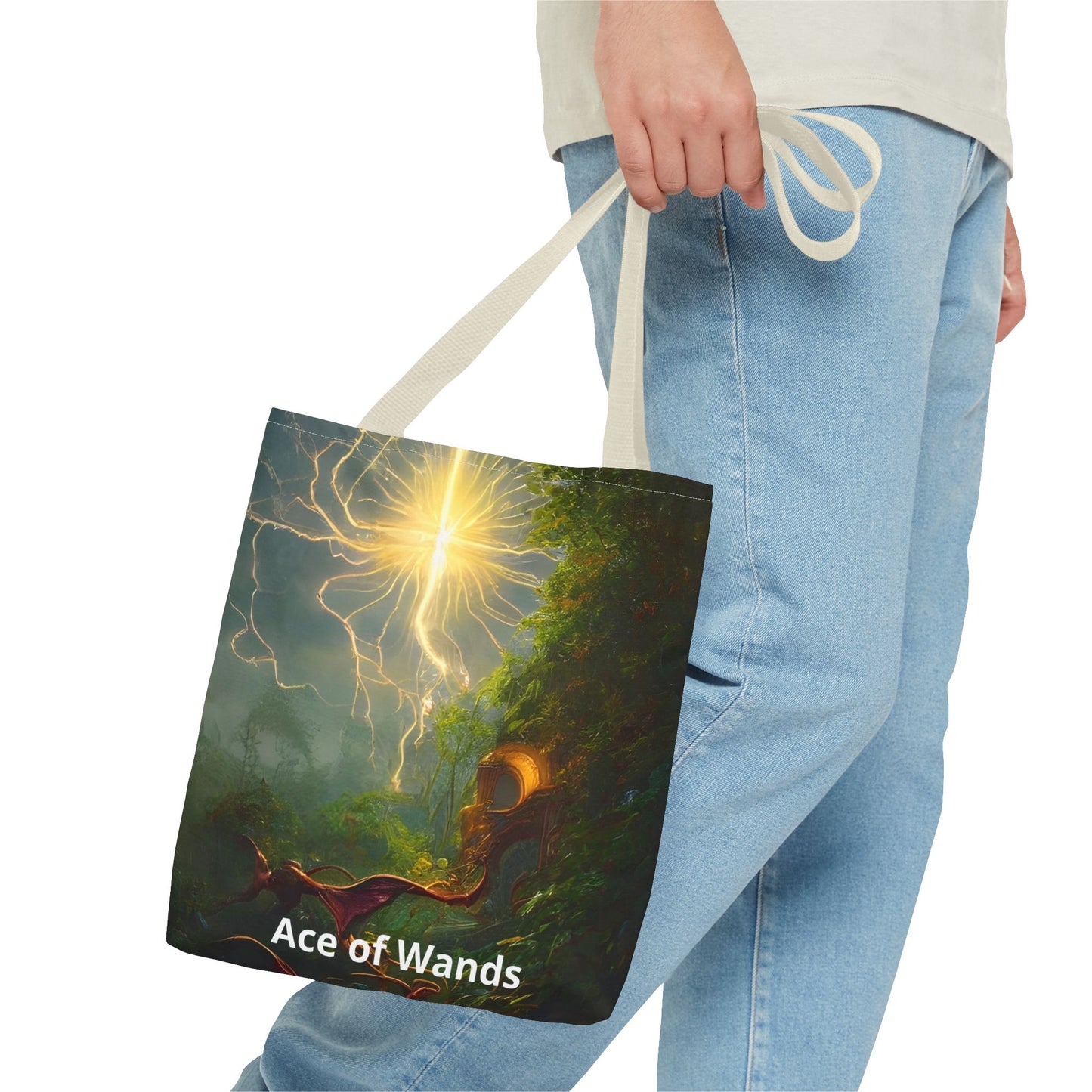 Ace of Wands Tote Bag (AOP)