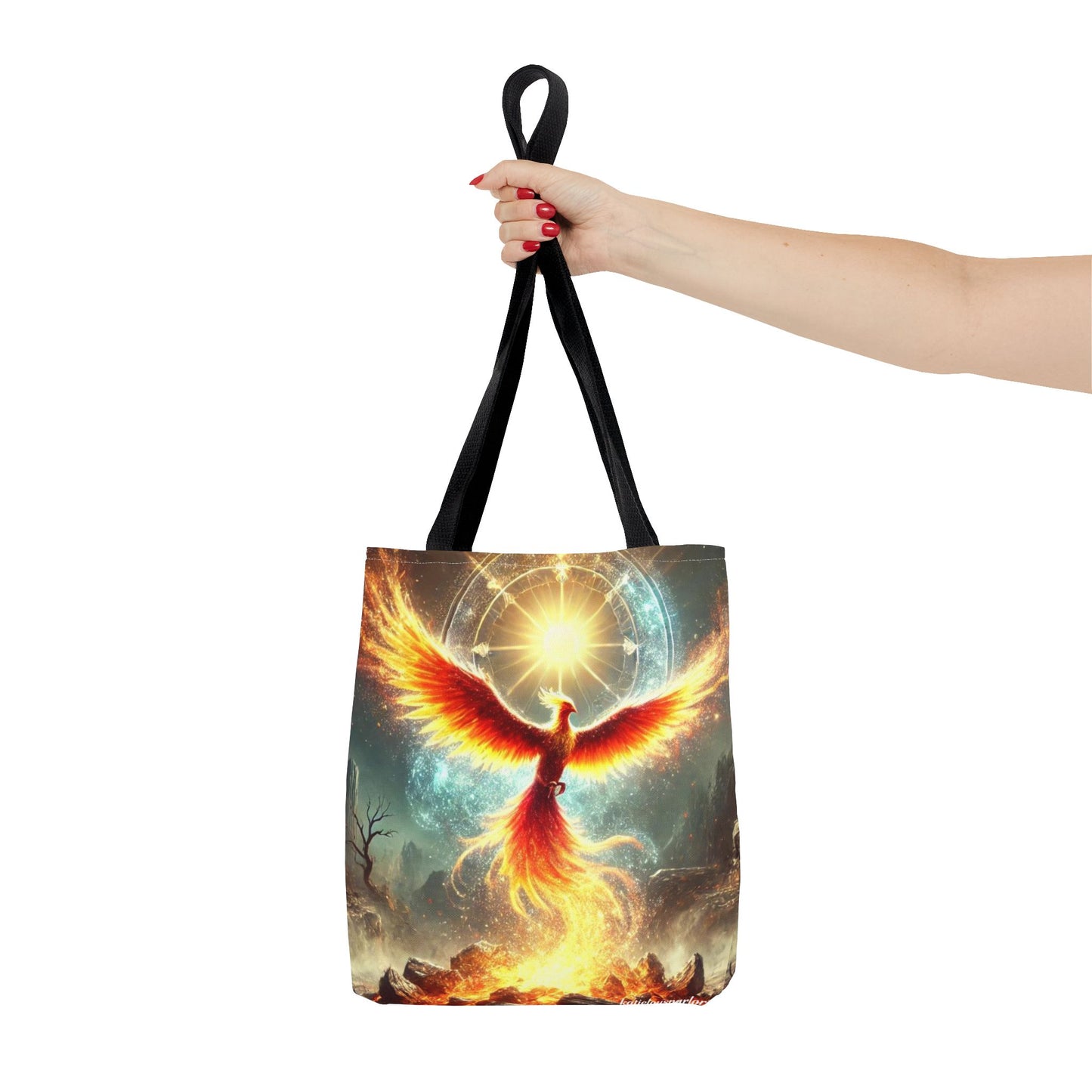 Rise From the Ashes Phoenix Tote Bag (AOP)