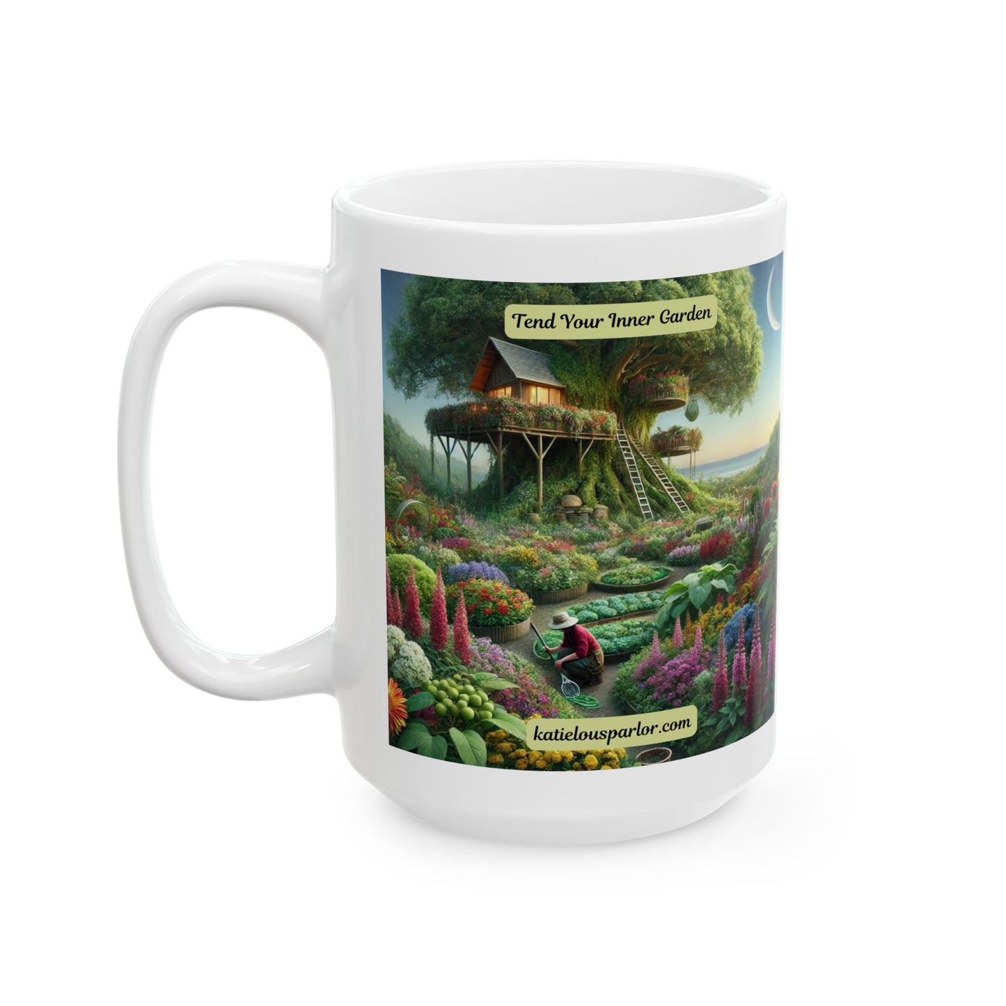 Inner Garden Ceramic Mug, (11oz, 15oz)