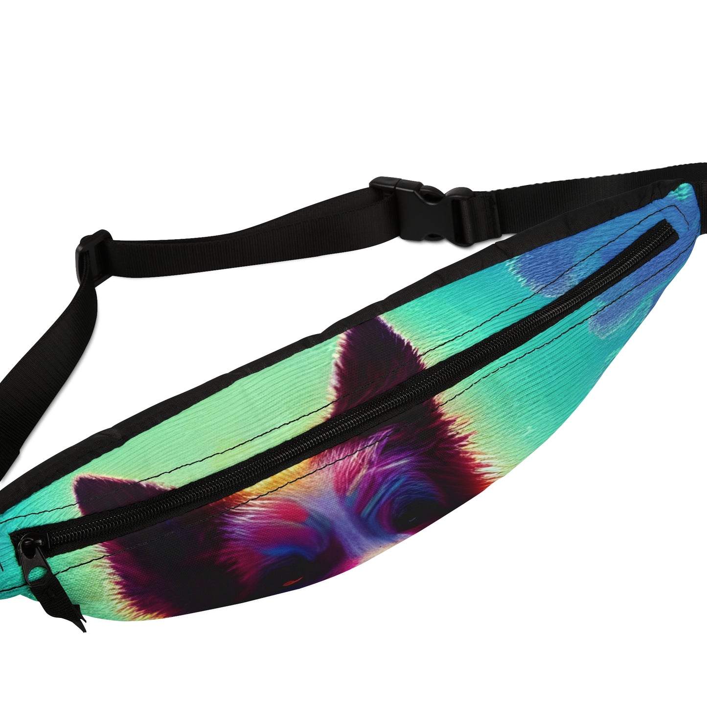 Psychedelic Doggo Fanny Pack