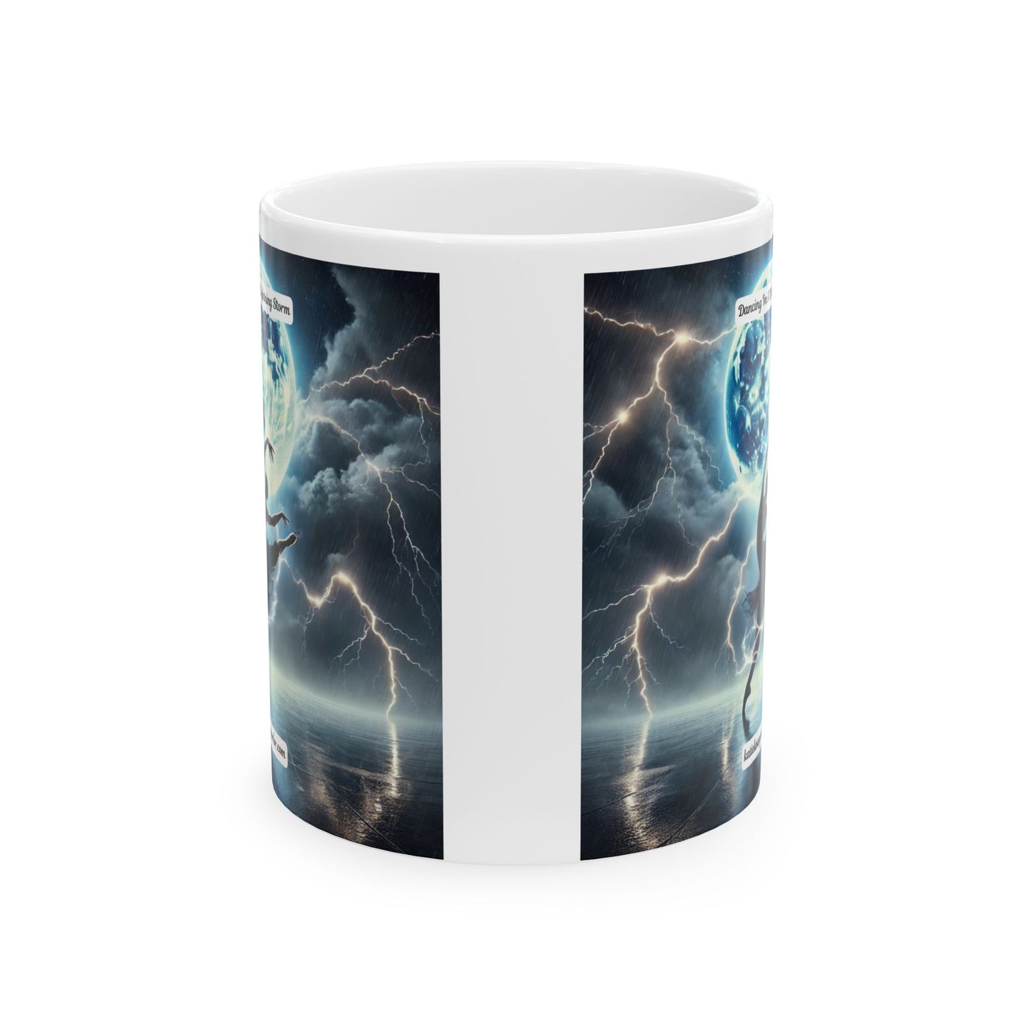 Dancing in a Lightning Storm Ceramic Mug, (11oz, 15oz)