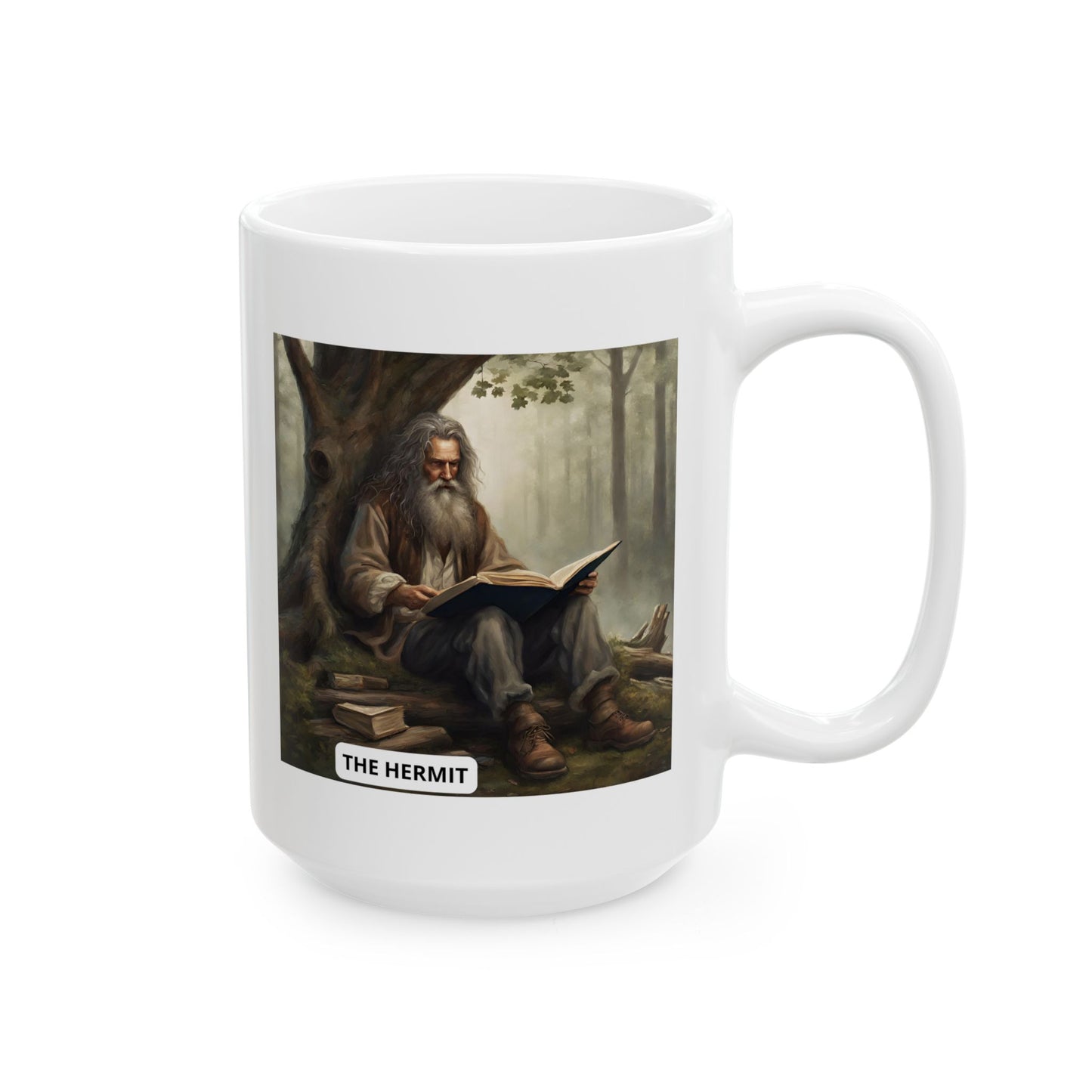 The Hermit Ceramic Mug 11oz, 15oz