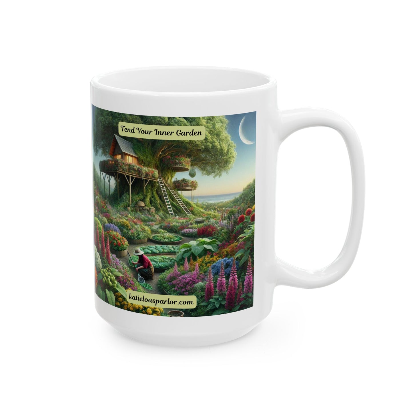 Inner Garden Ceramic Mug, (11oz, 15oz)