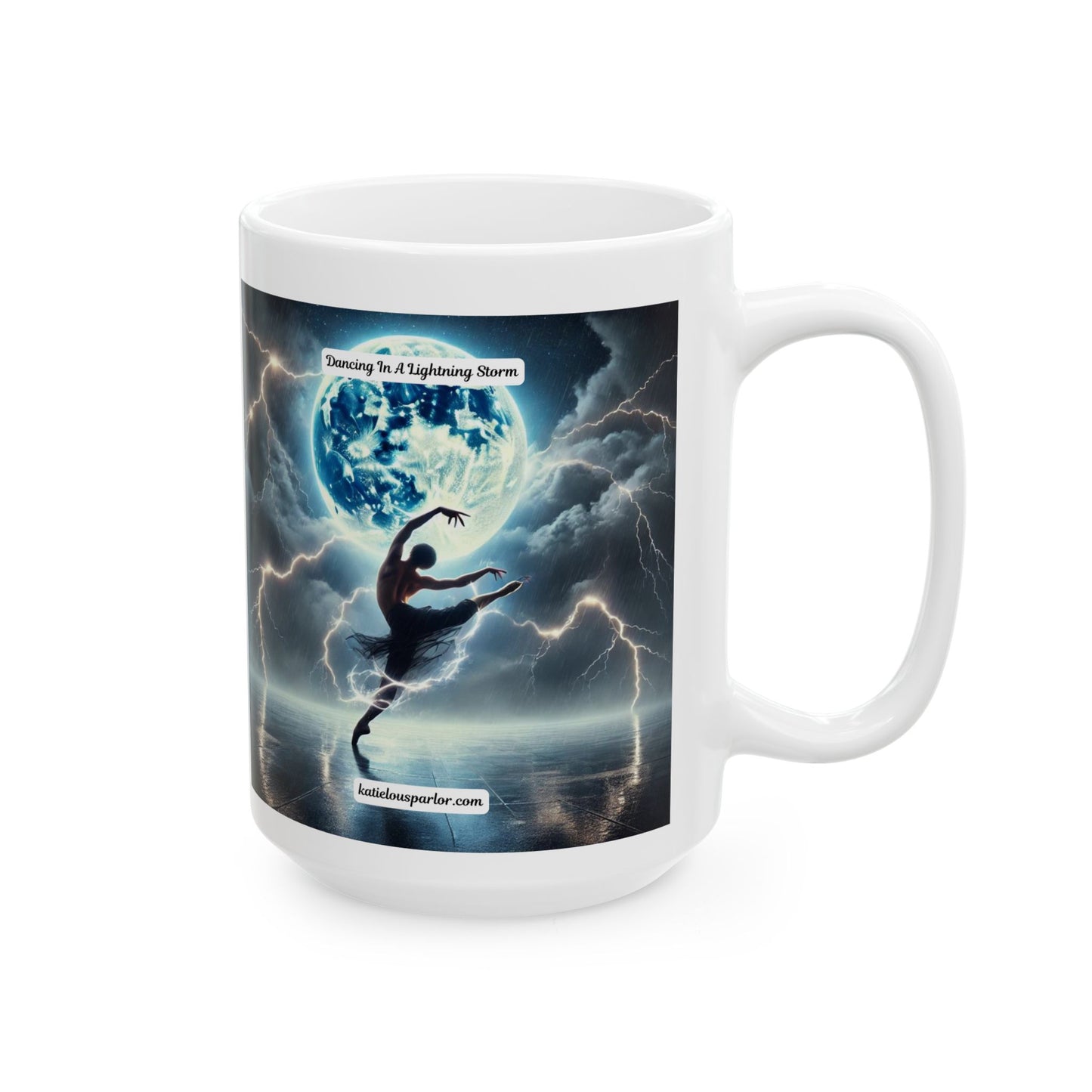 Dancing in a Lightning Storm Ceramic Mug, (11oz, 15oz)