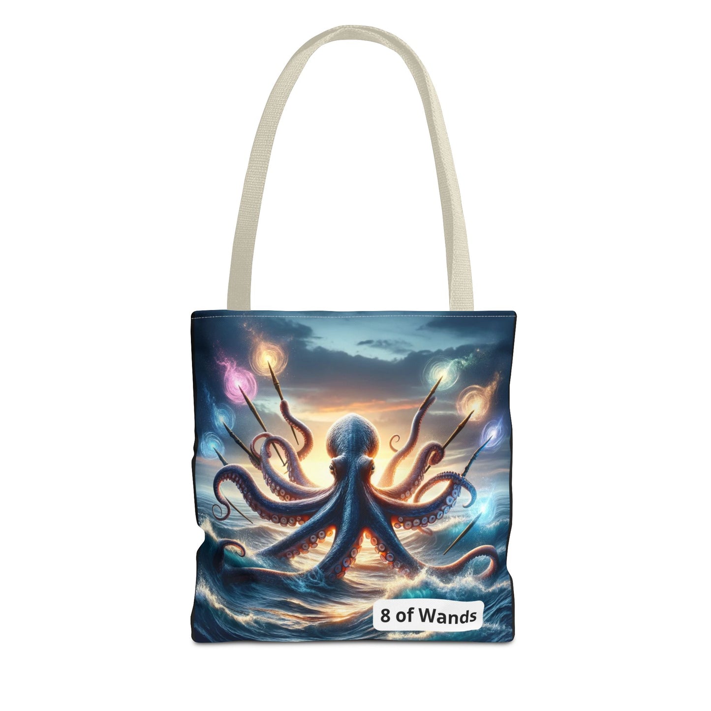 Octopus with 8 Wands Tote Bag (AOP)