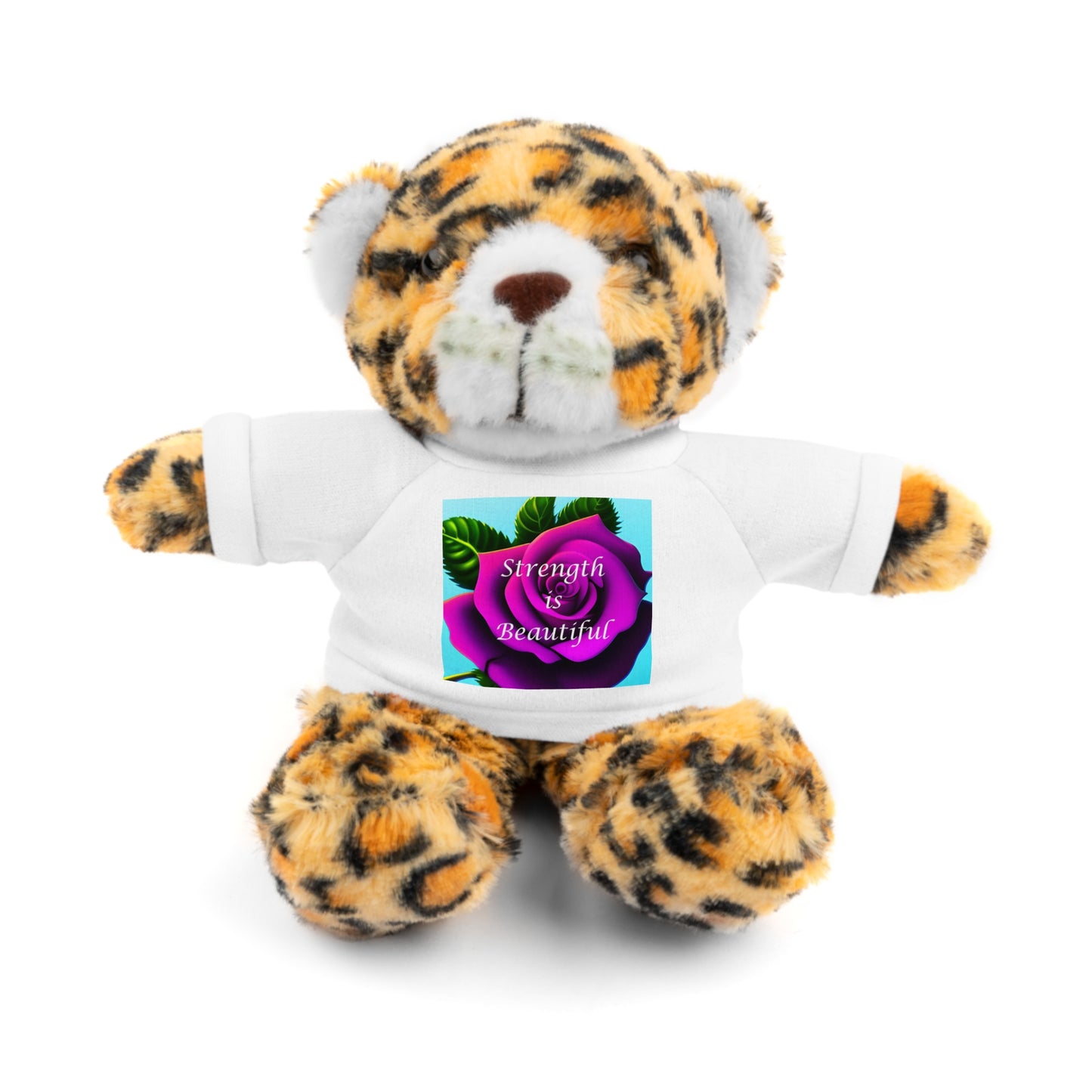 Stuffed Animals with "Strength is Beautiful" Tee
