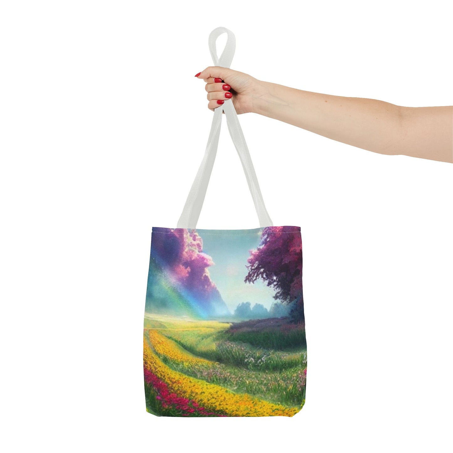 Sky Flower Field Tote Bag (AOP)