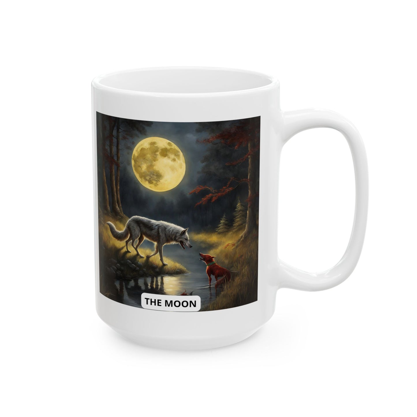 The Moon Ceramic Mug 11oz, 15oz