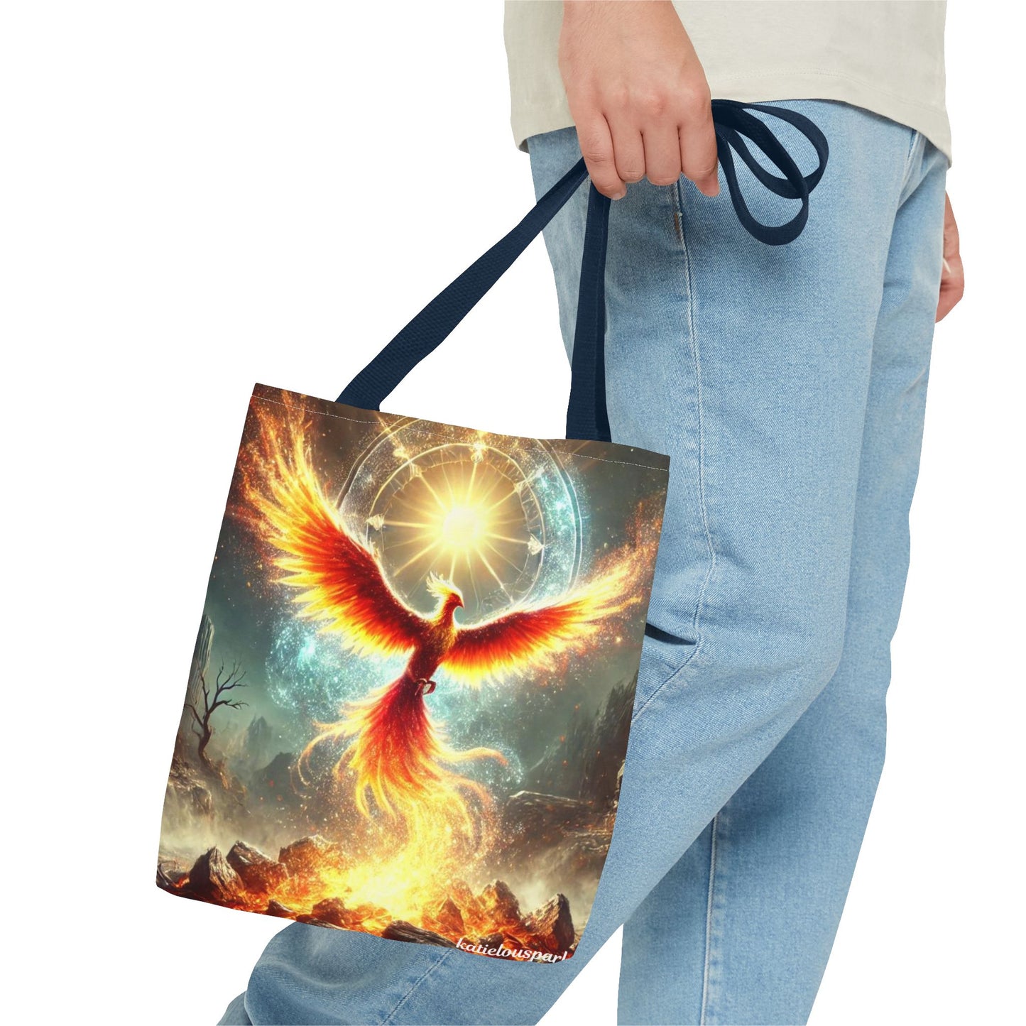 Rise From the Ashes Phoenix Tote Bag (AOP)