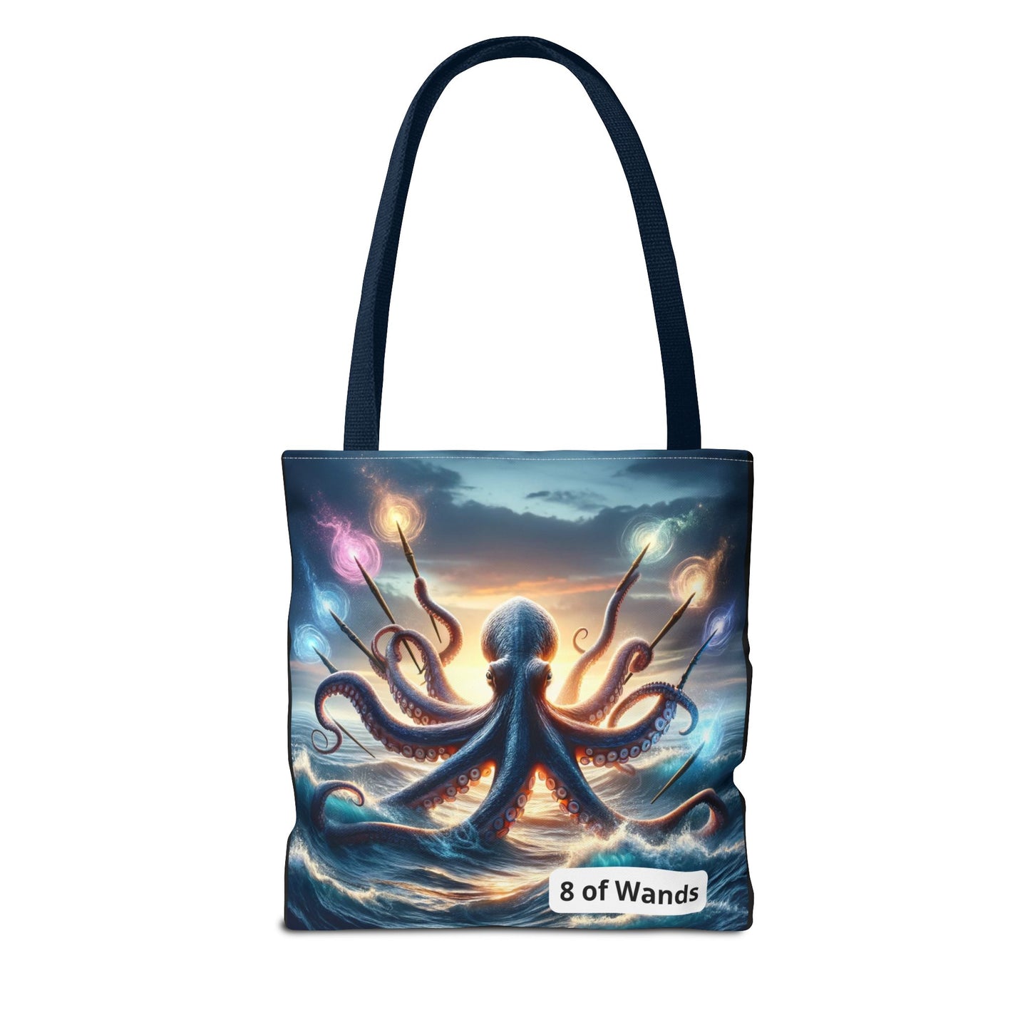 Octopus with 8 Wands Tote Bag (AOP)