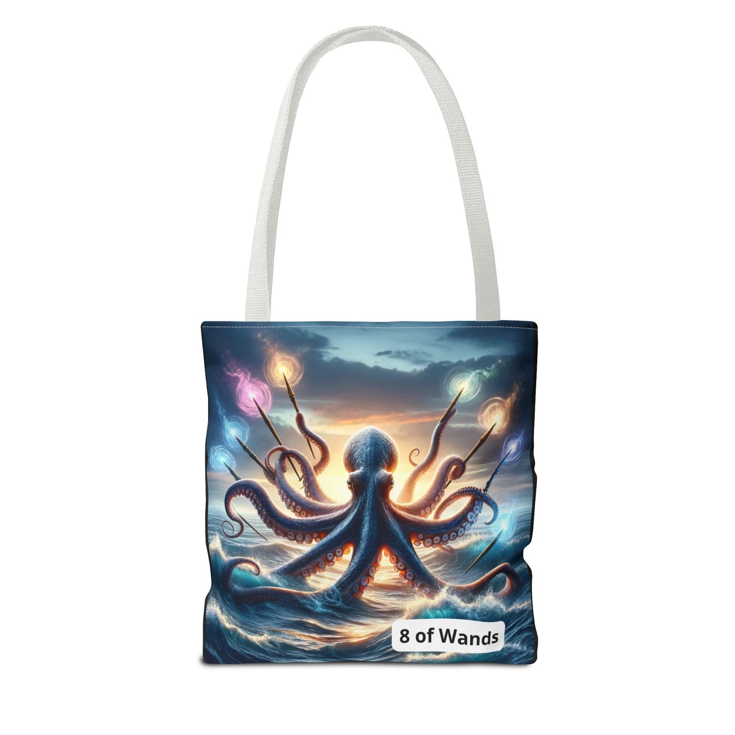 Octopus with 8 Wands Tote Bag (AOP)