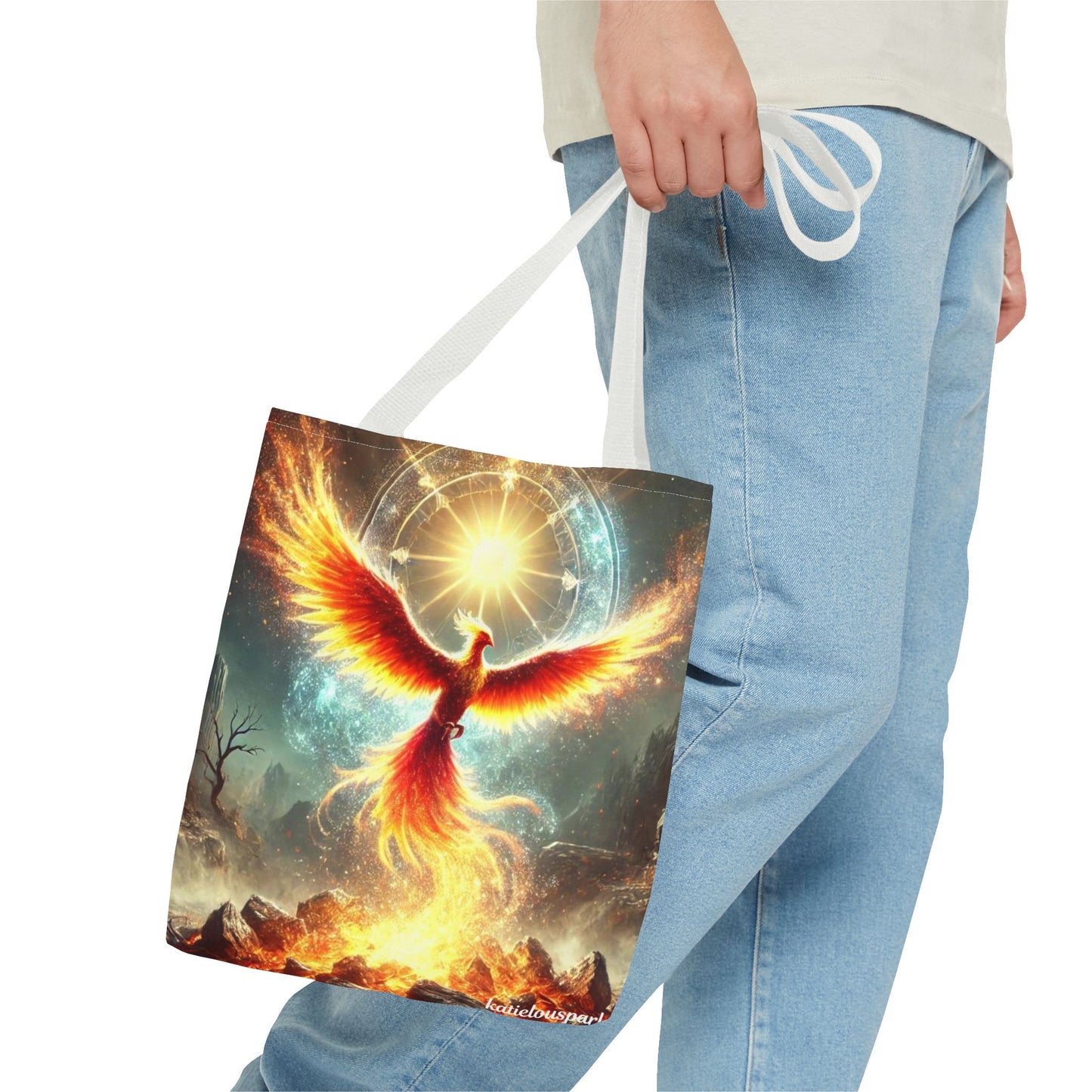 Rise From the Ashes Phoenix Tote Bag (AOP)