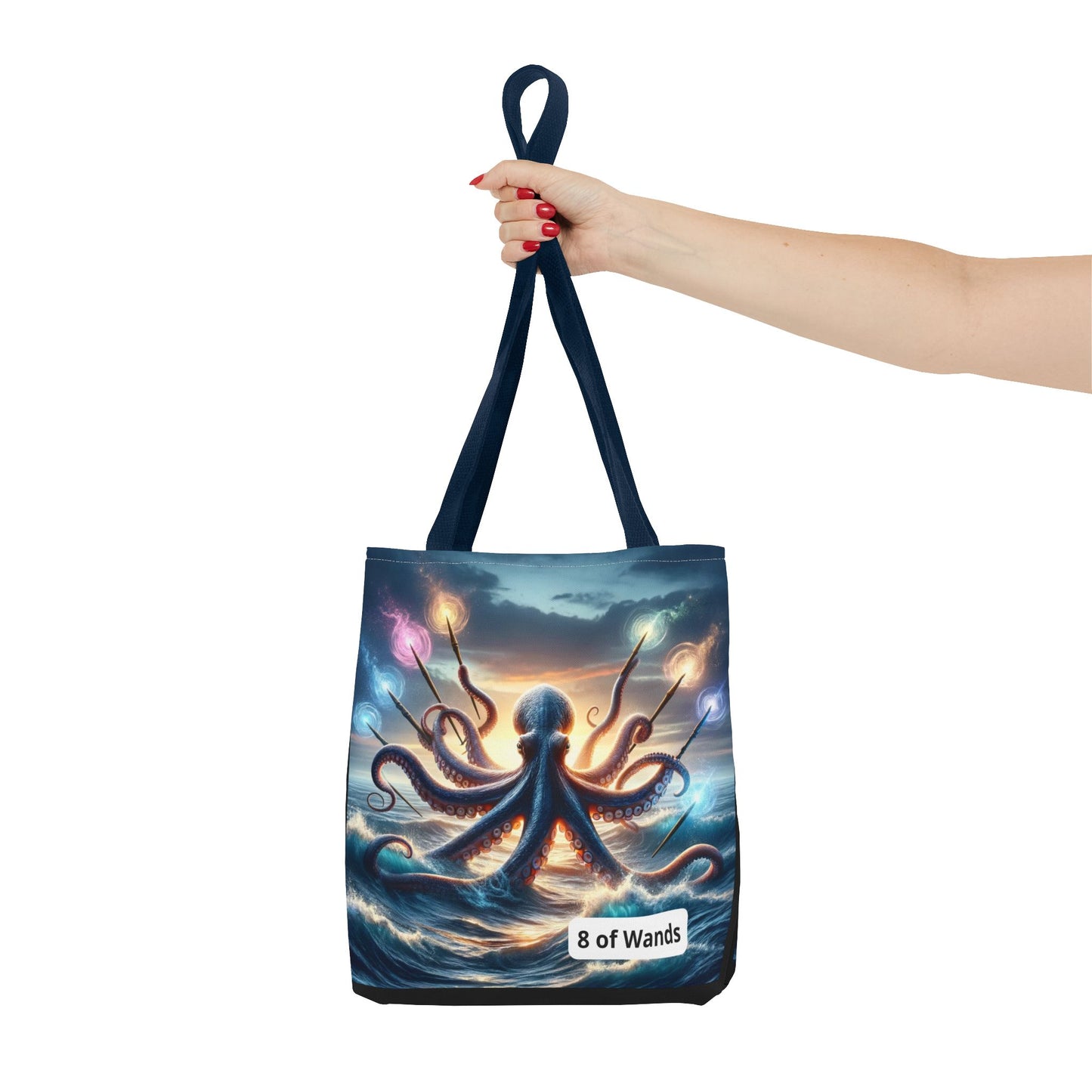 Octopus with 8 Wands Tote Bag (AOP)