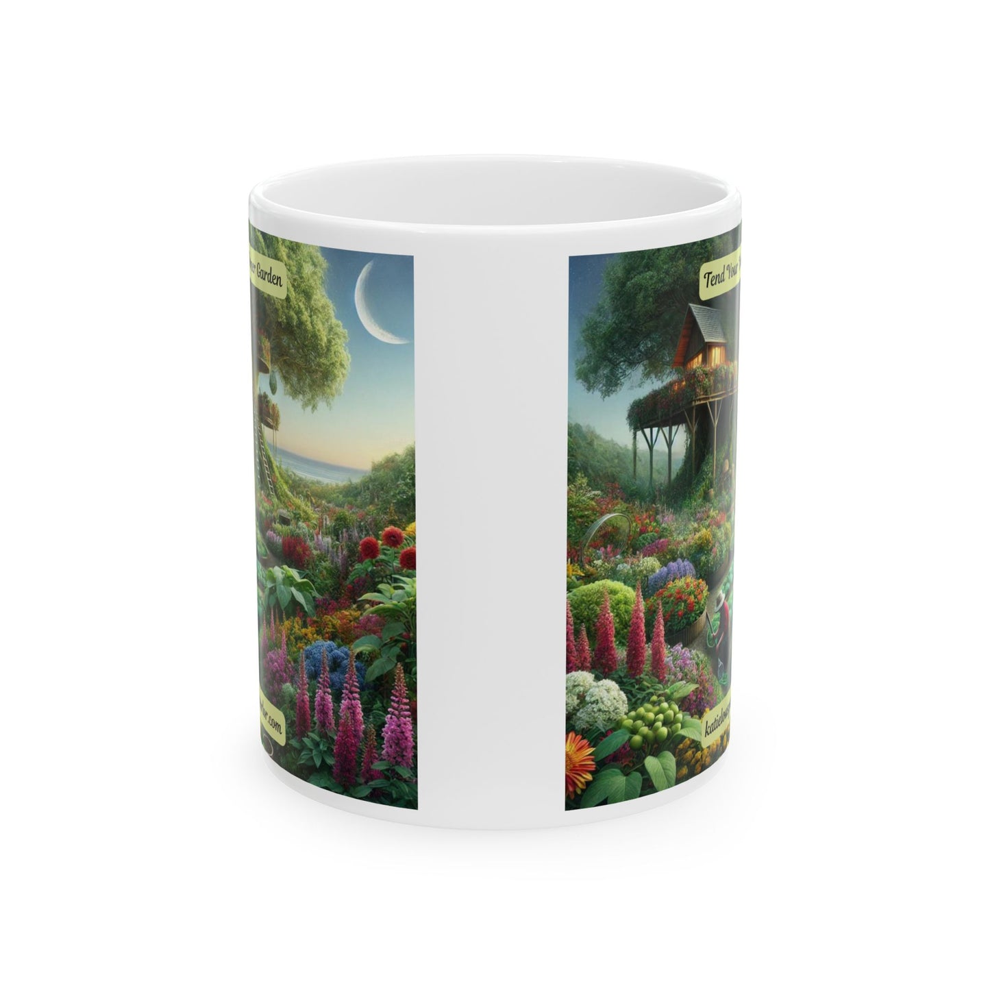 Inner Garden Ceramic Mug, (11oz, 15oz)