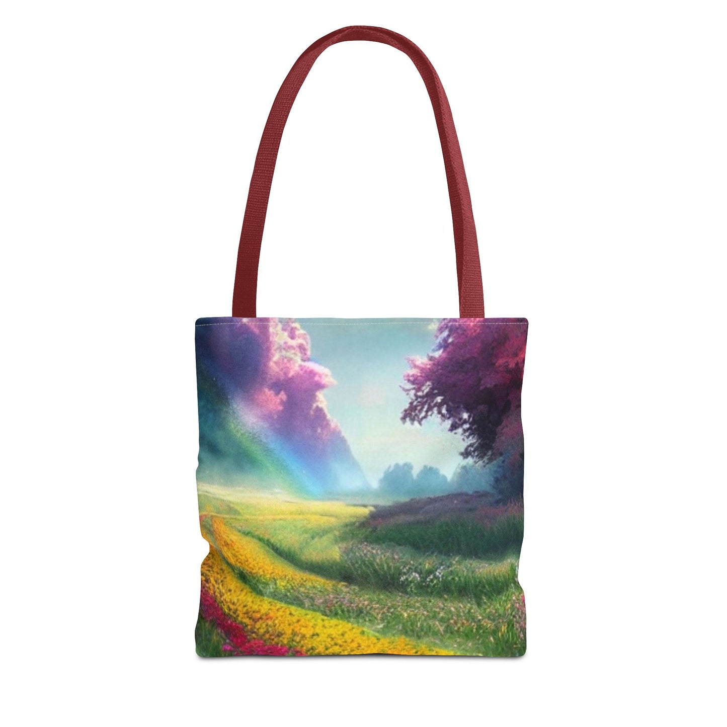 Sky Flower Field Tote Bag (AOP)