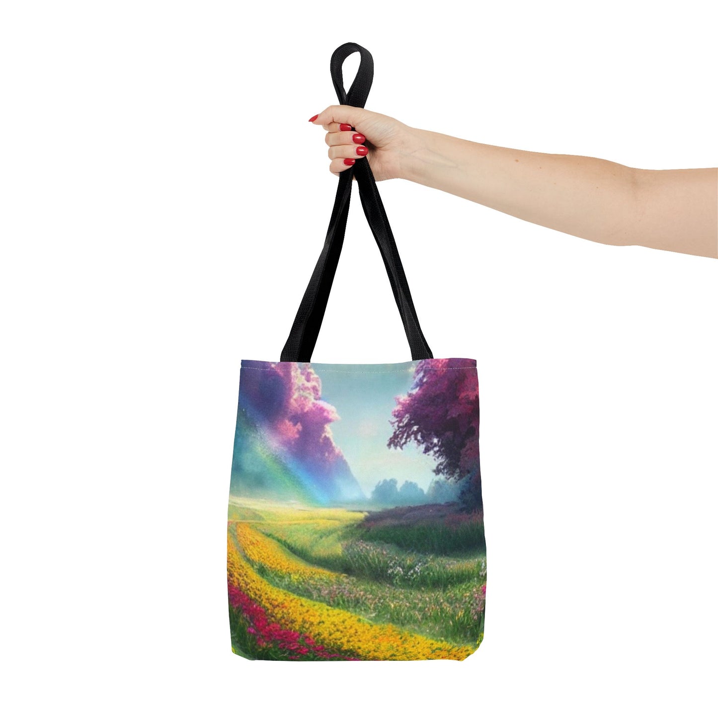Sky Flower Field Tote Bag (AOP)