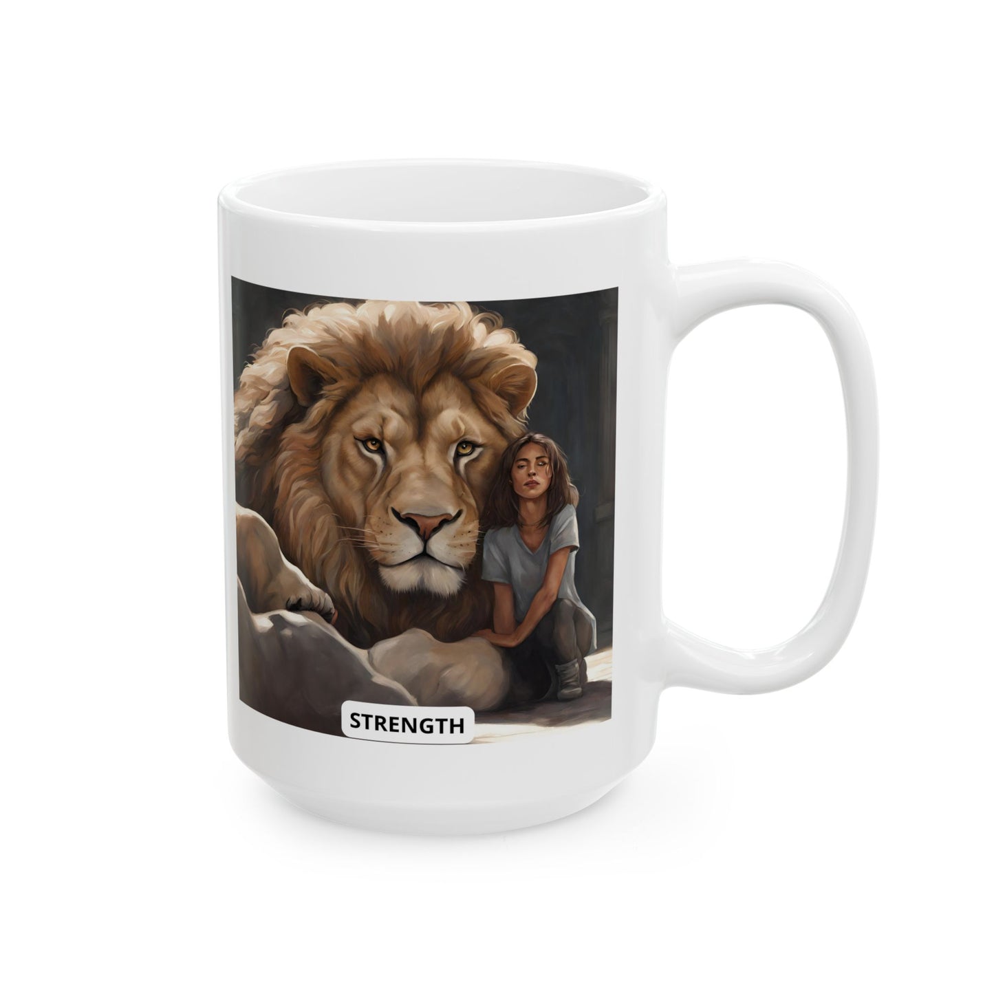 Strength Ceramic Mug 11oz, 15oz