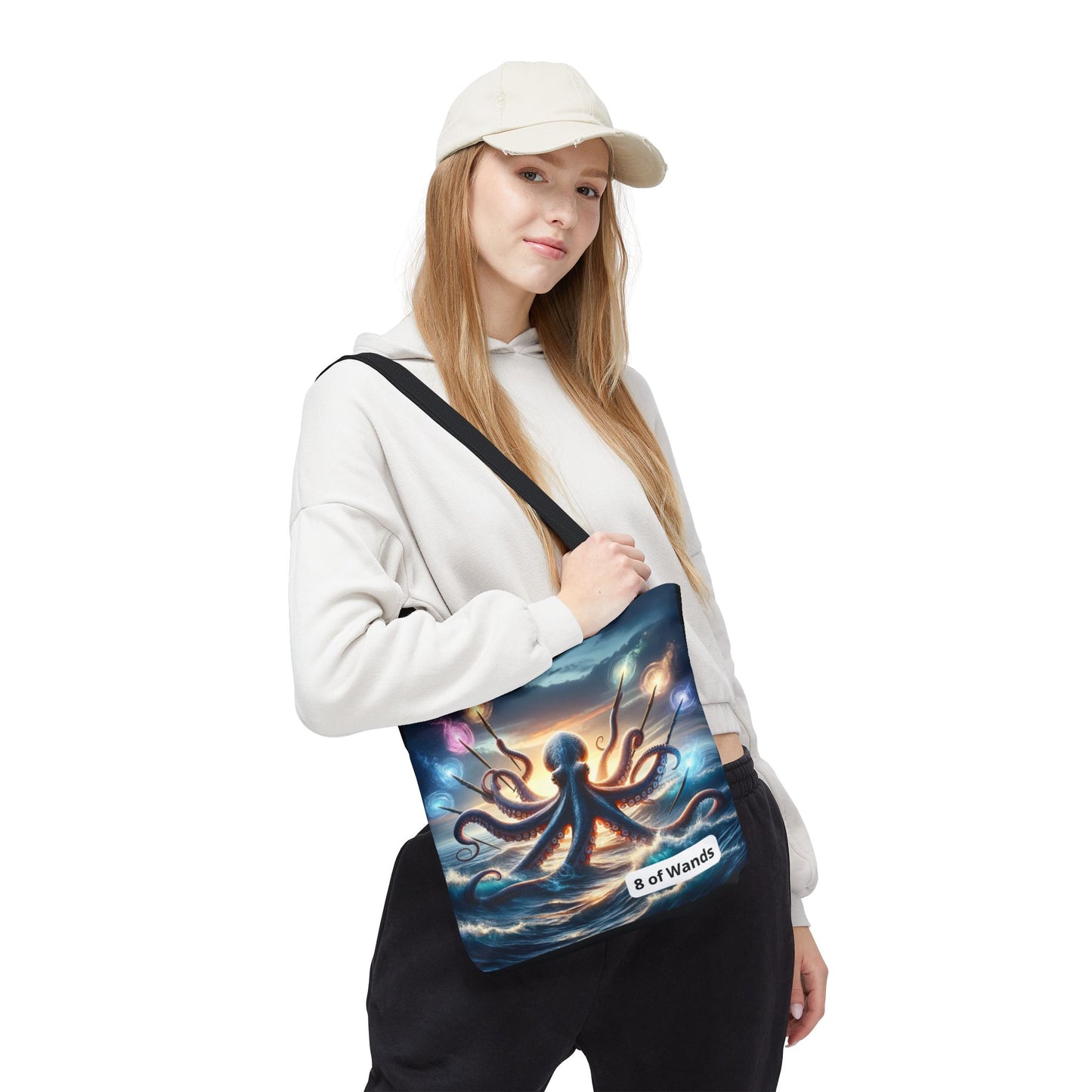 Octopus with 8 Wands Tote Bag (AOP)