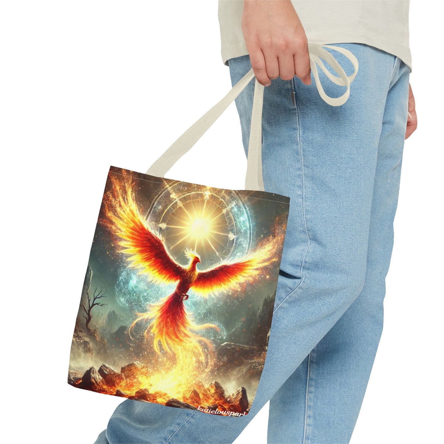 Rise From the Ashes Phoenix Tote Bag (AOP)