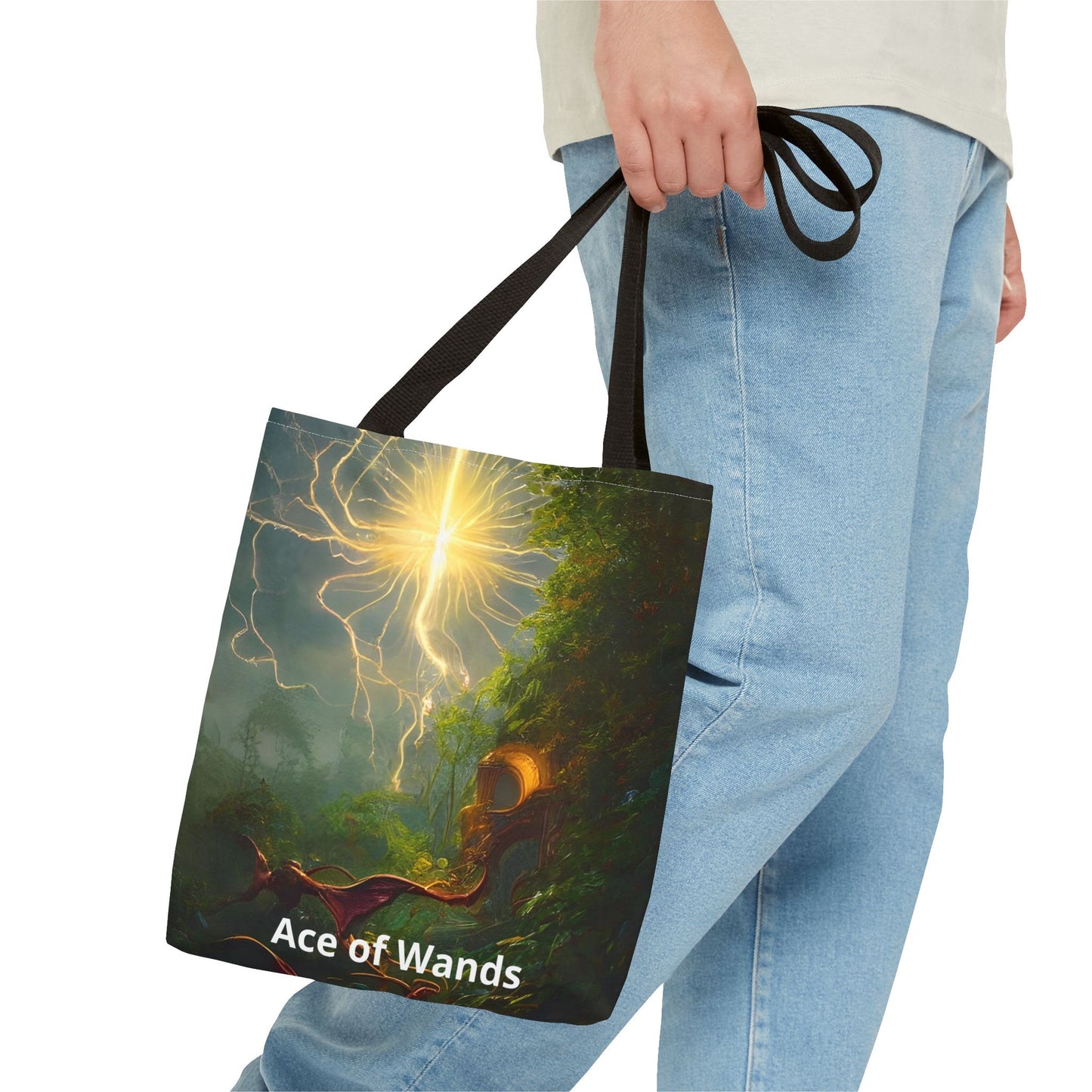 Ace of Wands Tote Bag (AOP)