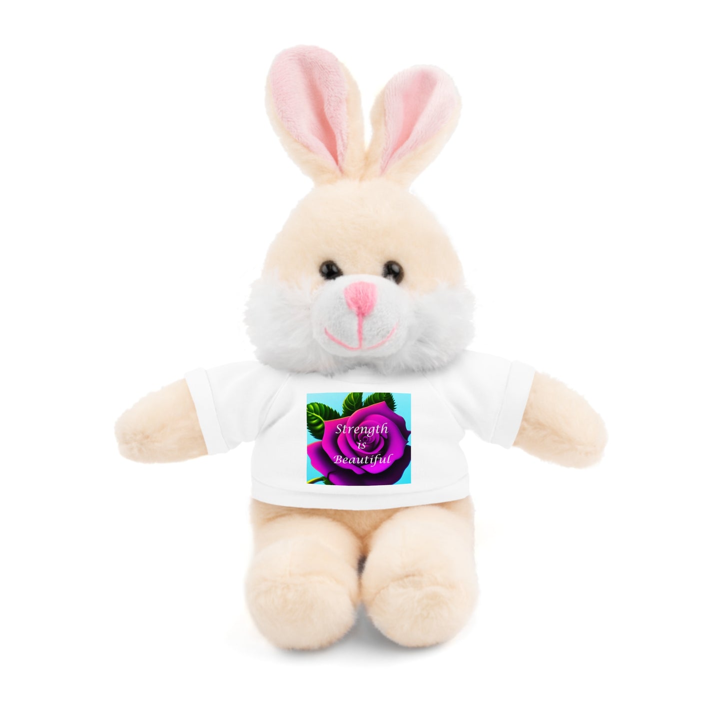 Stuffed Animals with "Strength is Beautiful" Tee