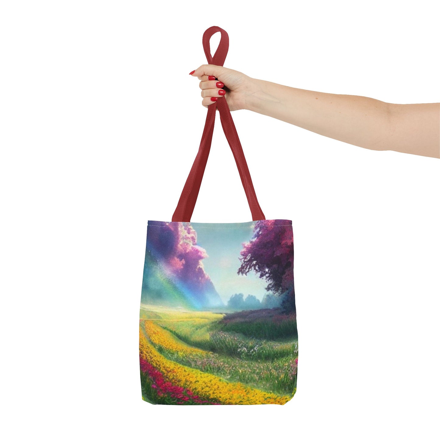 Sky Flower Field Tote Bag (AOP)