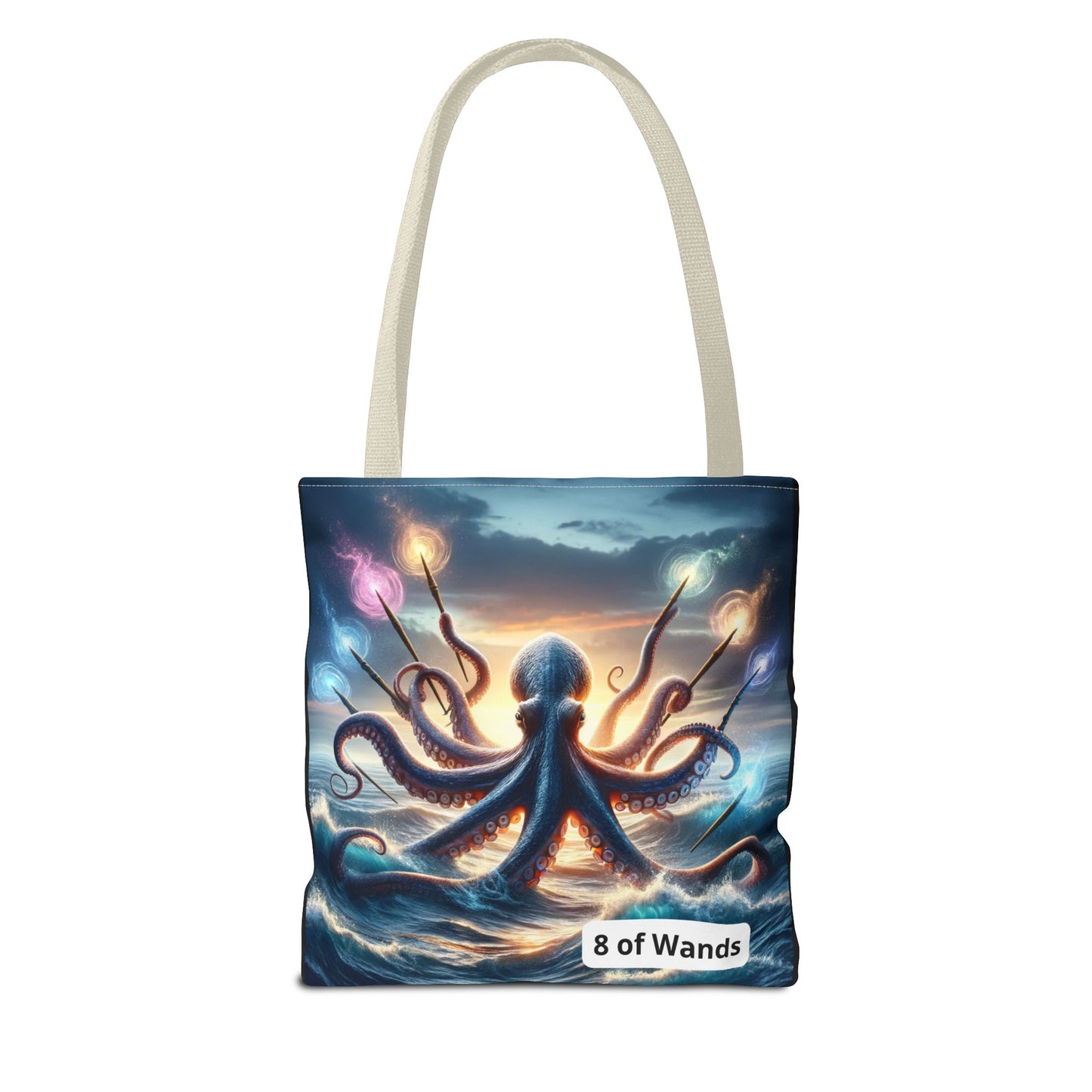 Octopus with 8 Wands Tote Bag (AOP)