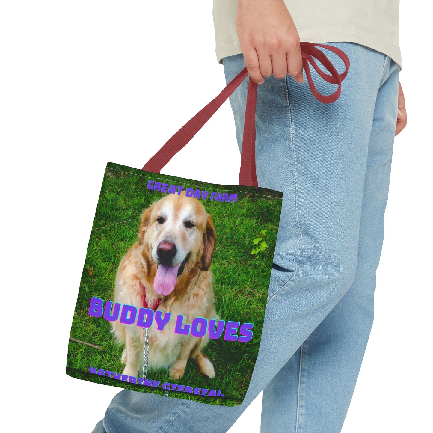 Buddy Loves Tote Bag (AOP)
