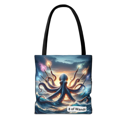 Octopus with 8 Wands Tote Bag (AOP)